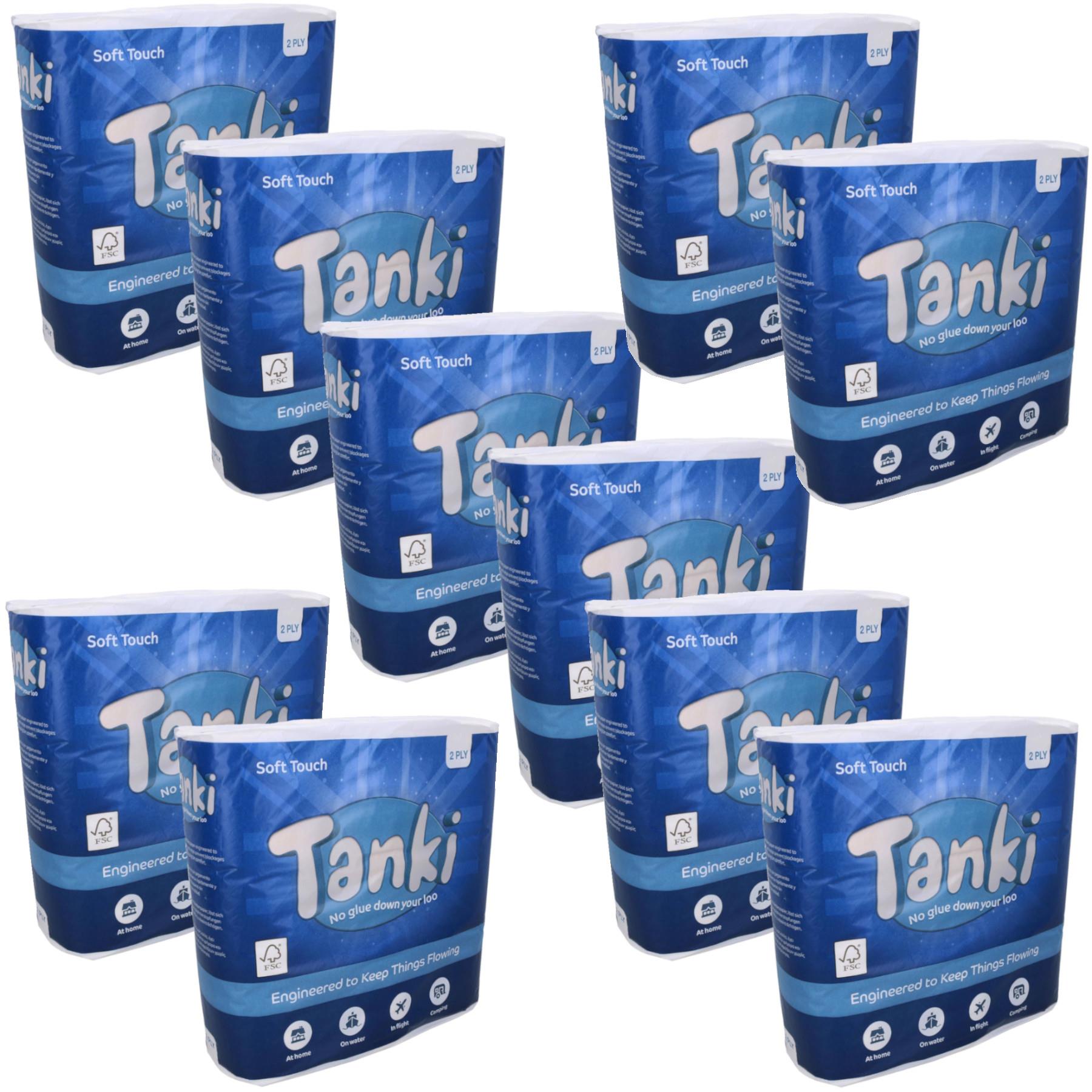90 rouleaux de papier toilette sans colle pour caravane, bateau, camping, fosse septique chimique