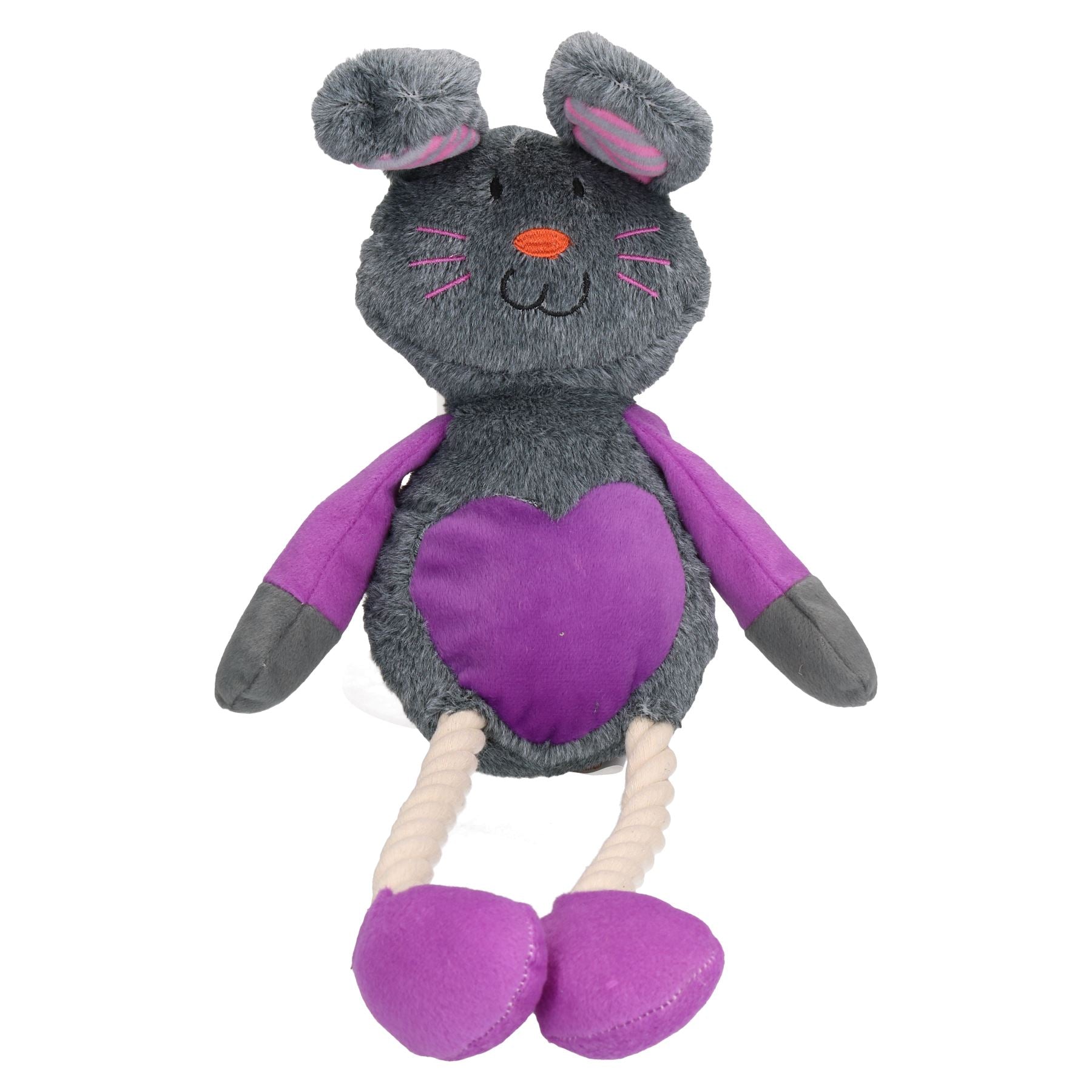 Ruby Rabbit Soft Plush Teddy Dog Toy With Squeak 40cm/17"