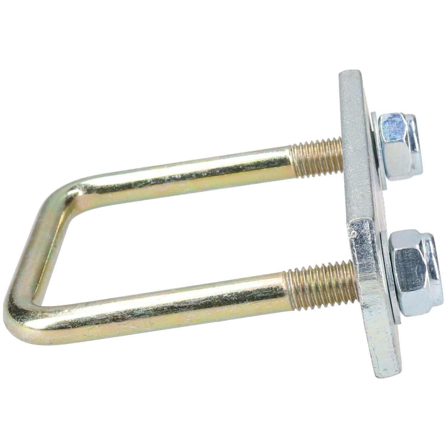 4er-Pack M10 60 mm x 90 mm U-Bolzen N-Bolzen mit Platten und Muttern HOCHZUG