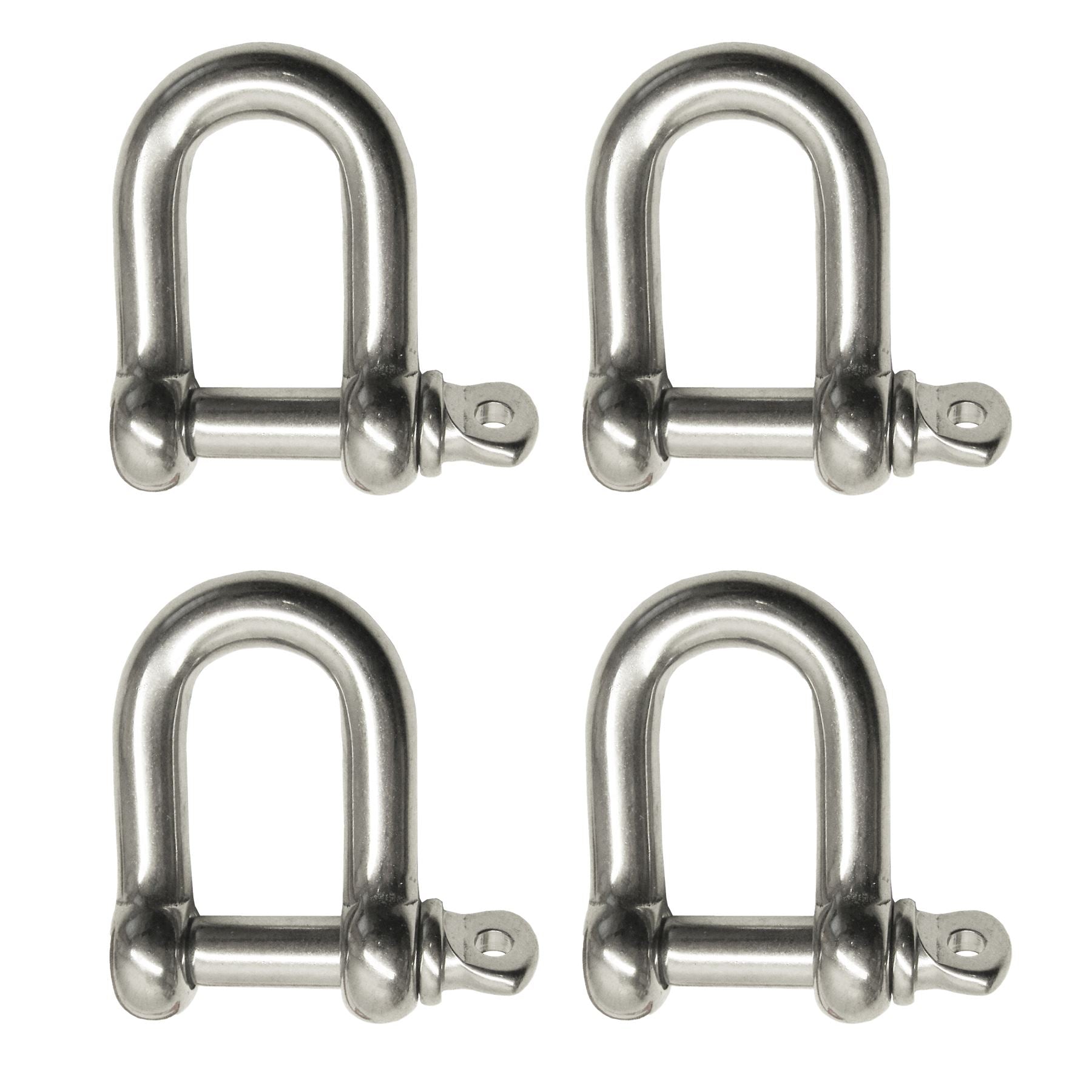 8mm / 10mm / 12mm Stainless Steel D Shackle Dee Link Marine Grade 316