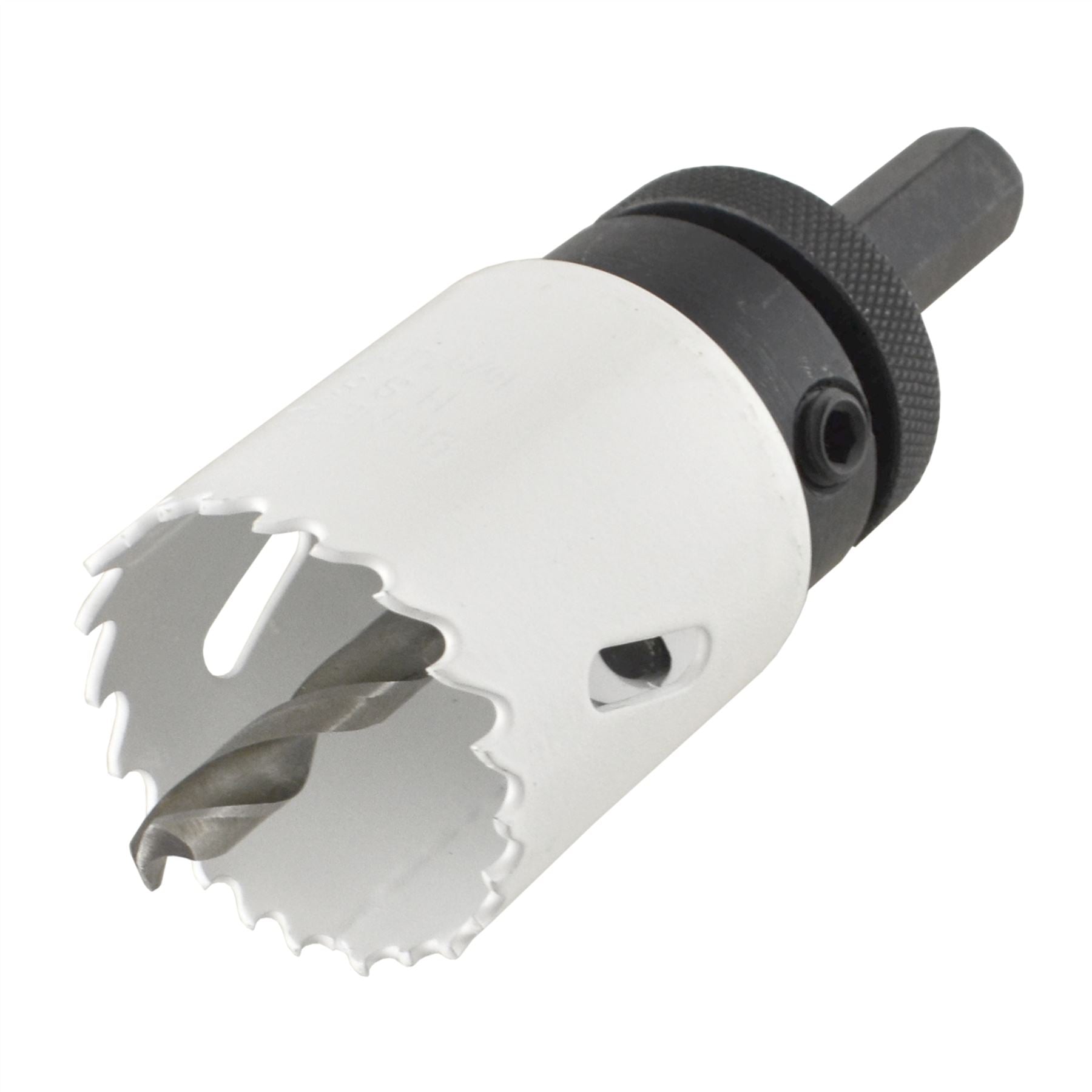 32 - 152 mm Lochsäge mit 1/2 Zoll Schaftbohrfutter, Fräser, Bimetall-Bohrer