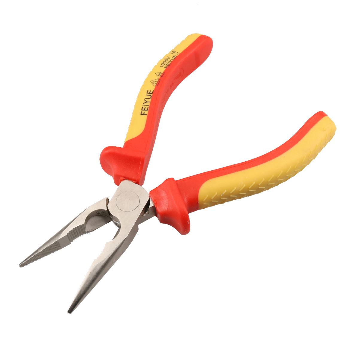 160mm Pliers VDE Insulated Electrical Electricians Straight Long Nose Pliers