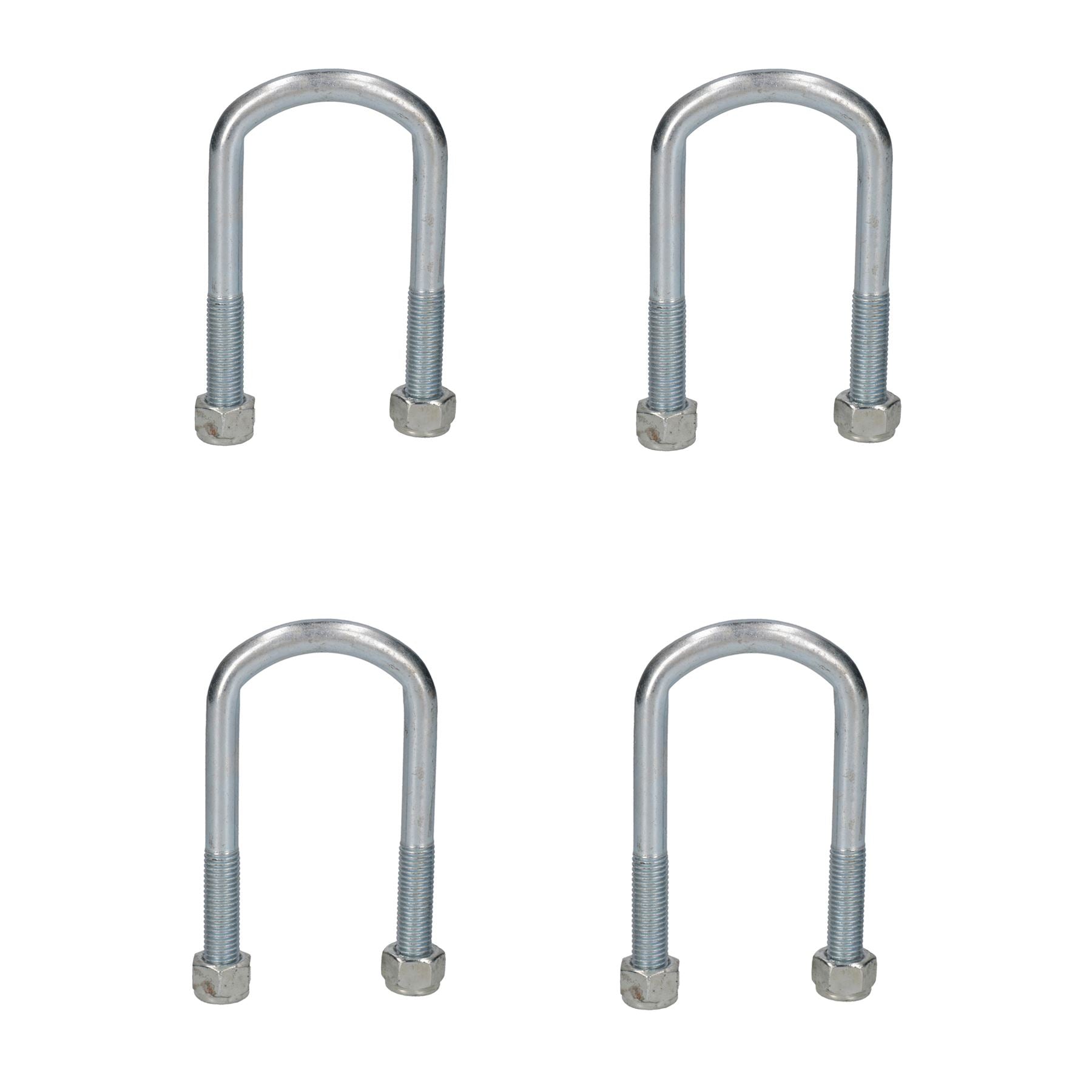 4 U Bolts 2 Base Plate For Ifor Williams Trailer Parabolic Leaf Spring 52x115mm