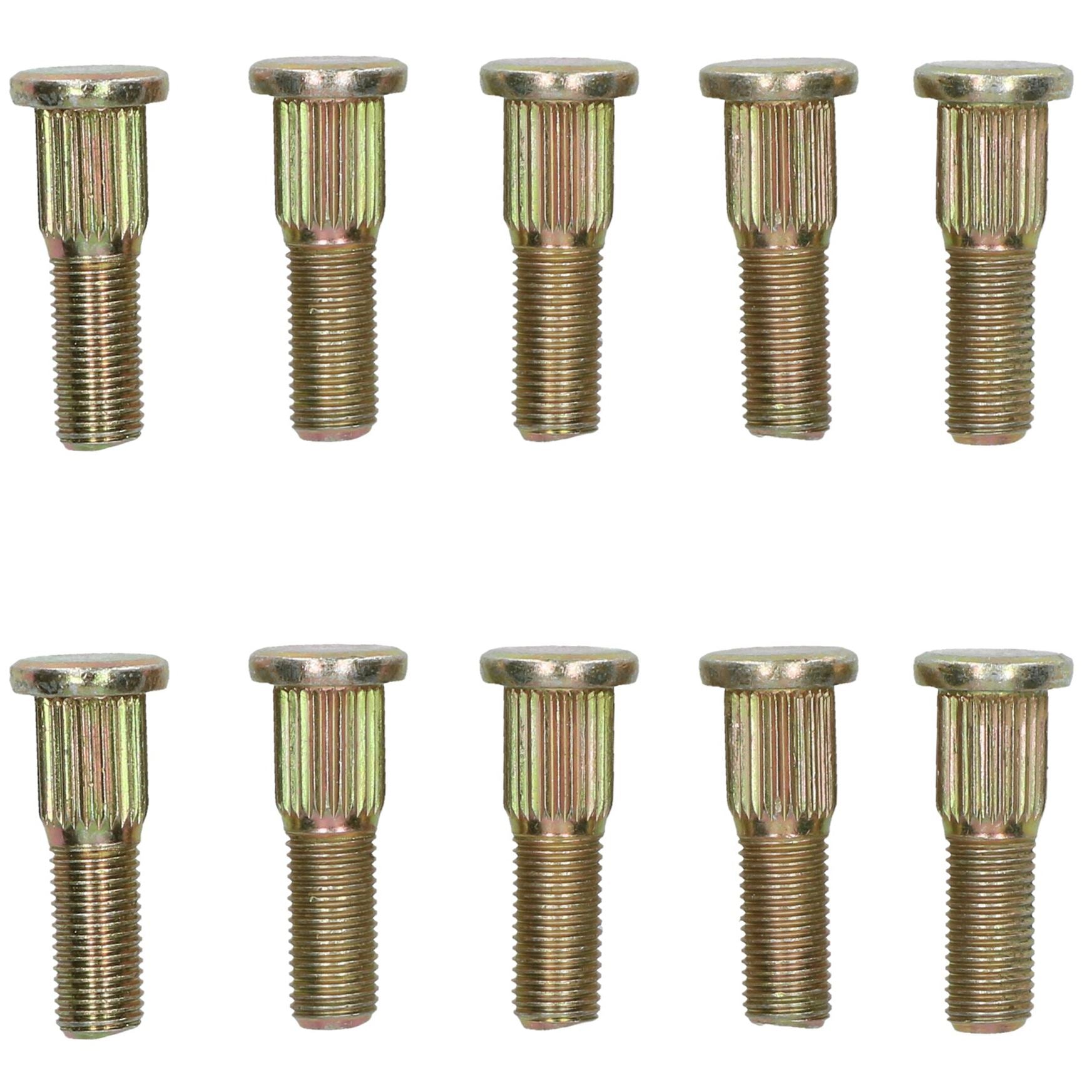 Goujons de roue de rechange UNF 7/16" pour moyeux de suspension de remorque, lot de 10
