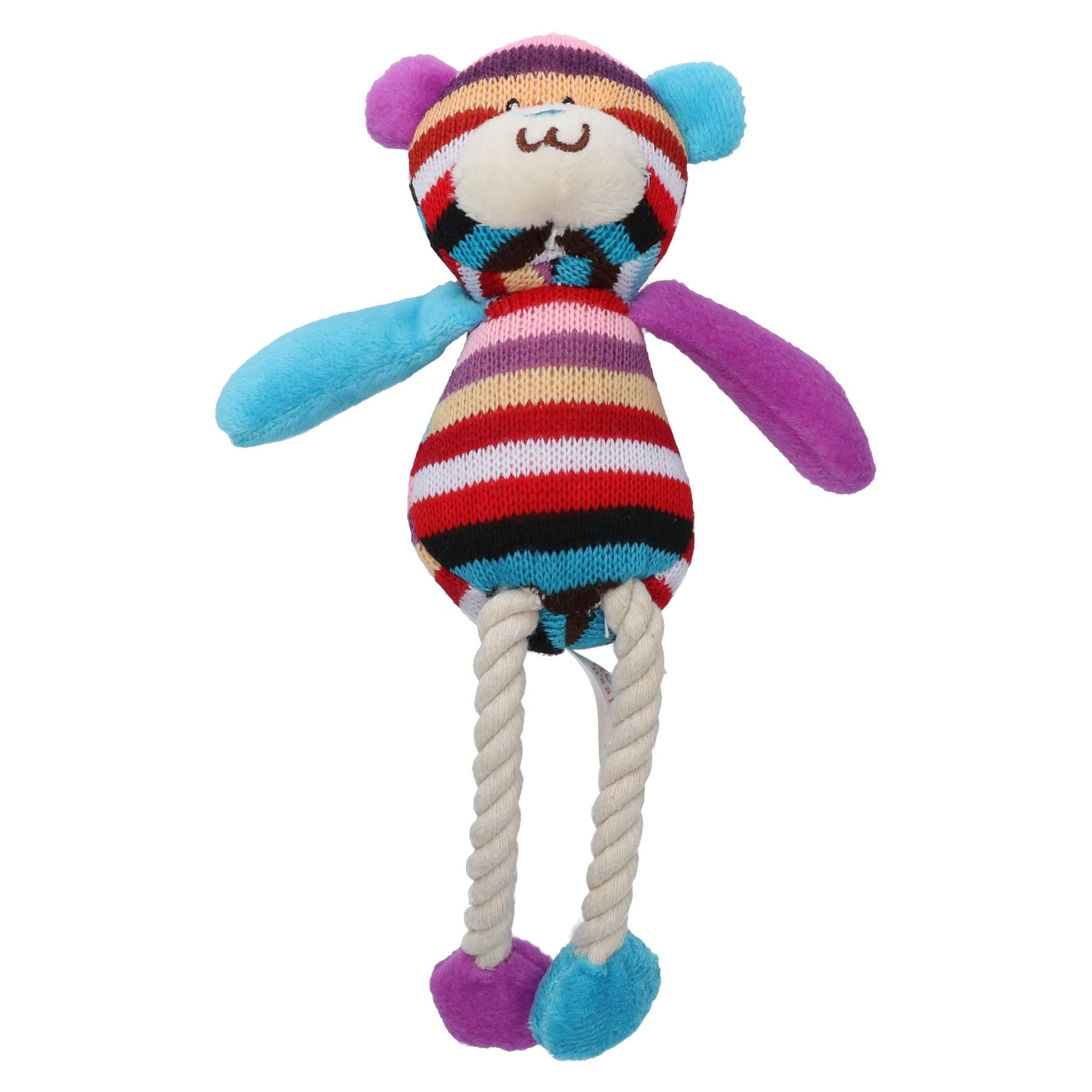 Mister Tilly Teddy & Molly Maus Hundespielzeug mit Quietsche, 23 cm und 20 cm