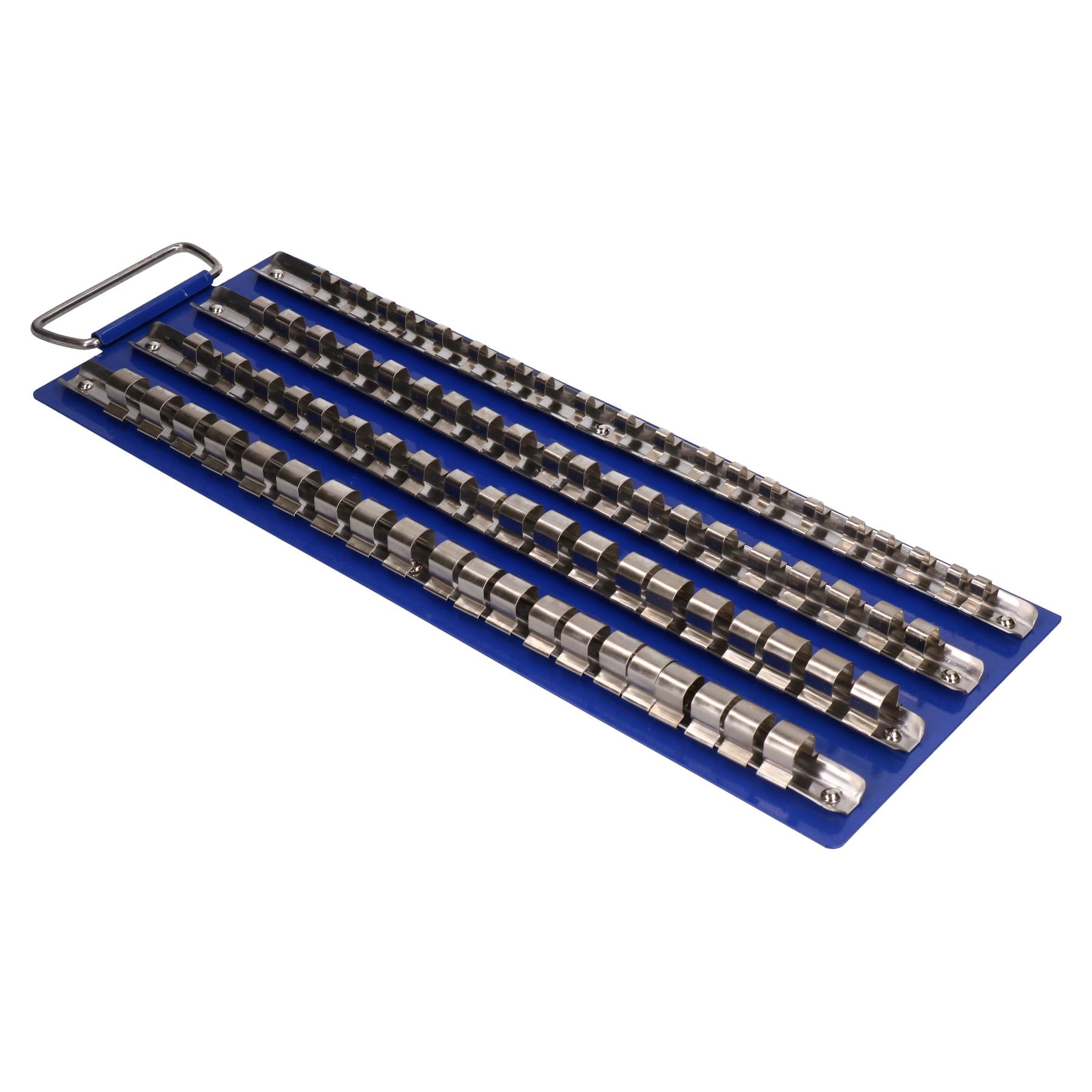 Support de douilles 80 pièces pour rail de rangement pour douilles 1/4", 3/8" et 1/2"