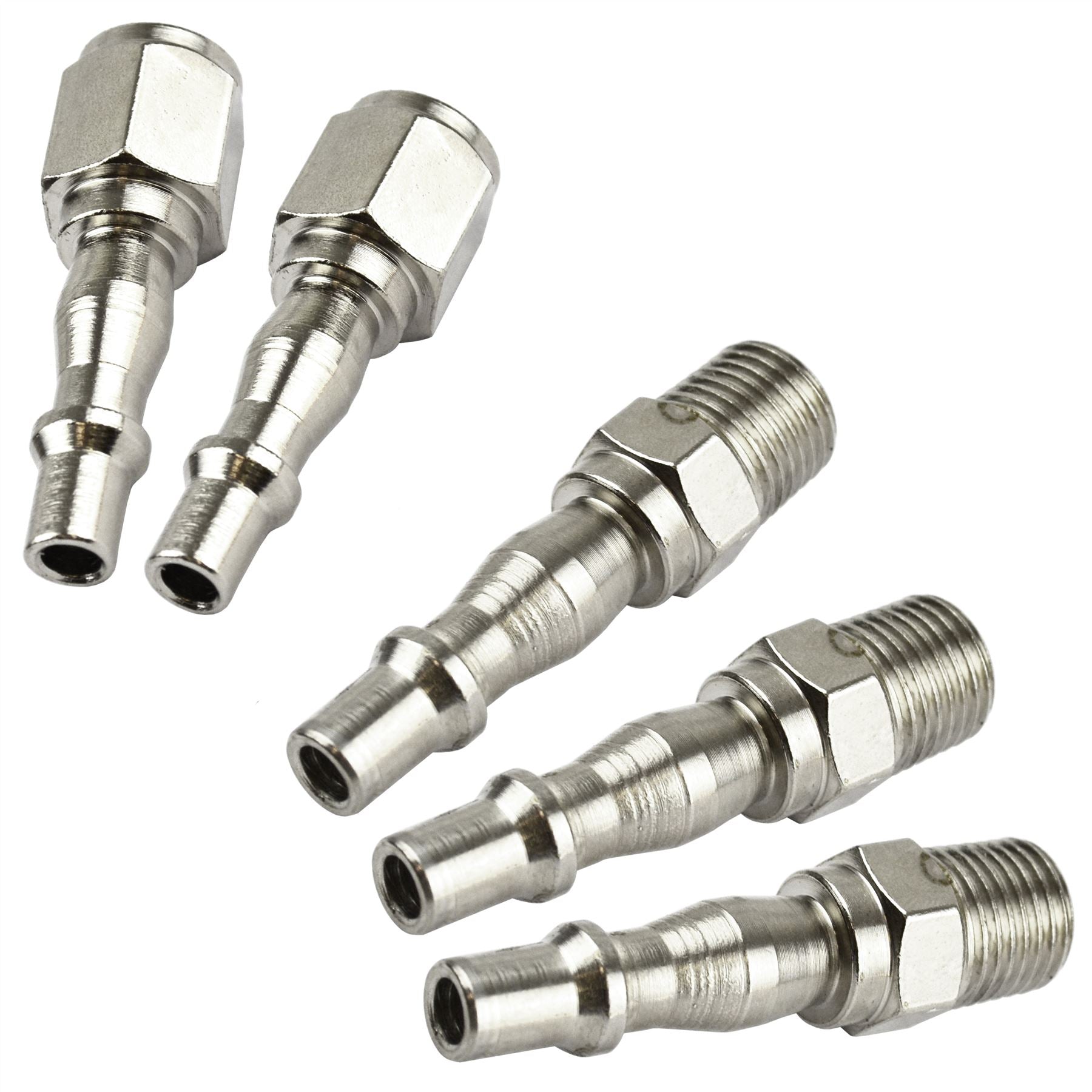 Raccords de compresseur de tuyau de conduite d'air Connecteur mâle à dégagement rapide LOT DE 5 1/4"