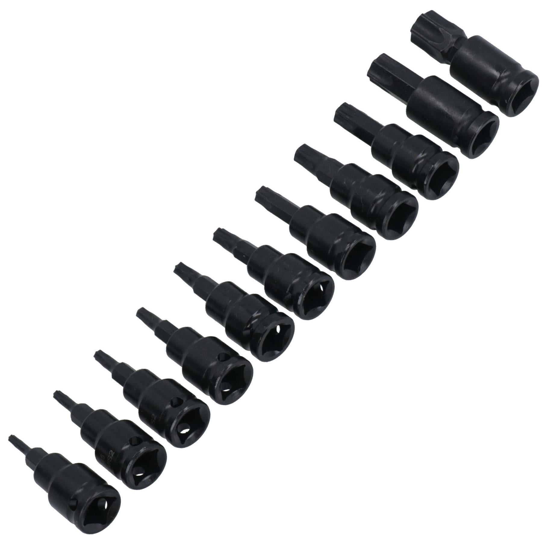 Jeu de 31 embouts à impact à six pans creux Allen Torx Star + Spline Drive 3/8 po