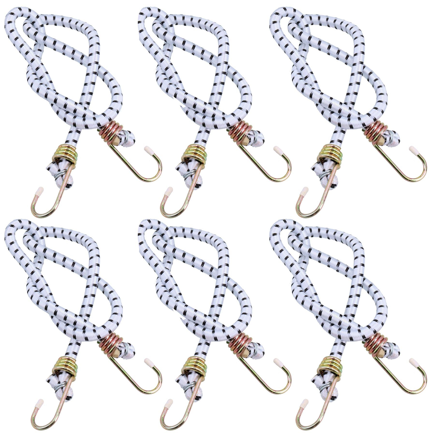 Cordons élastiques robustes de 36 po Attaches Attaches Crochets métalliques de fixation