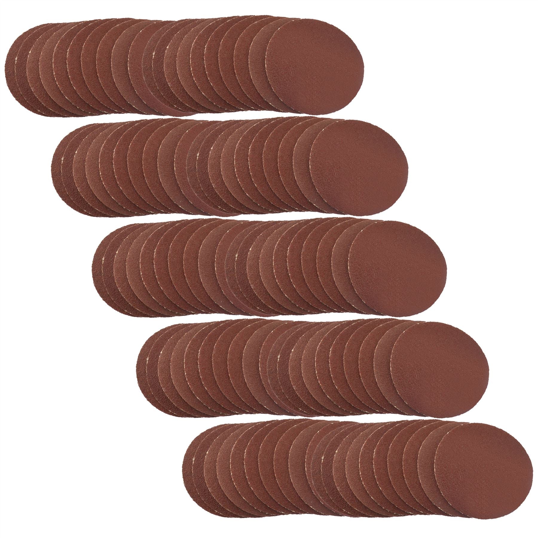 100er-Pack Klett-DA-Schleifpads zum Schleifen, Körnung 120, Scheiben 2 Zoll (50 mm) AT376