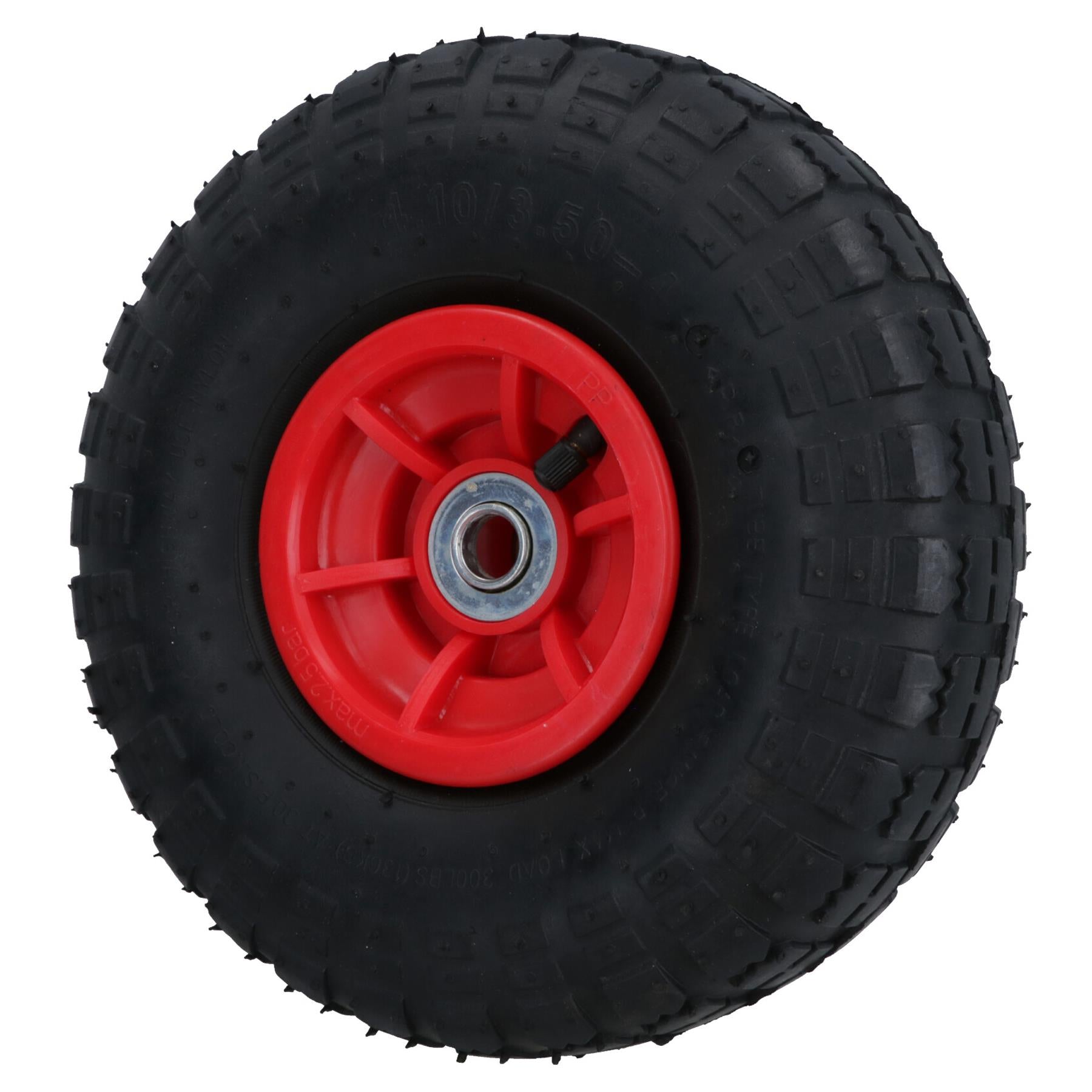 10 Inch Pneumatic Sack Truck Wheel and Tyre Garden Carts 16mm Bore