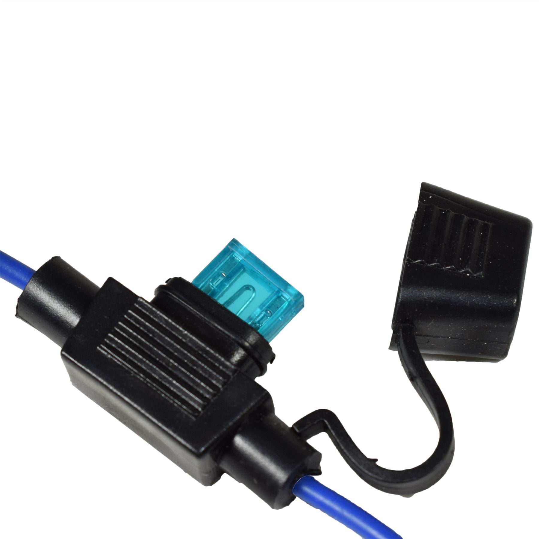 In-Line-Schaltkreisdraht Mini-Flachsicherungshalter Auto Van Fahrrad Fahrzeug Auto 32V 100A
