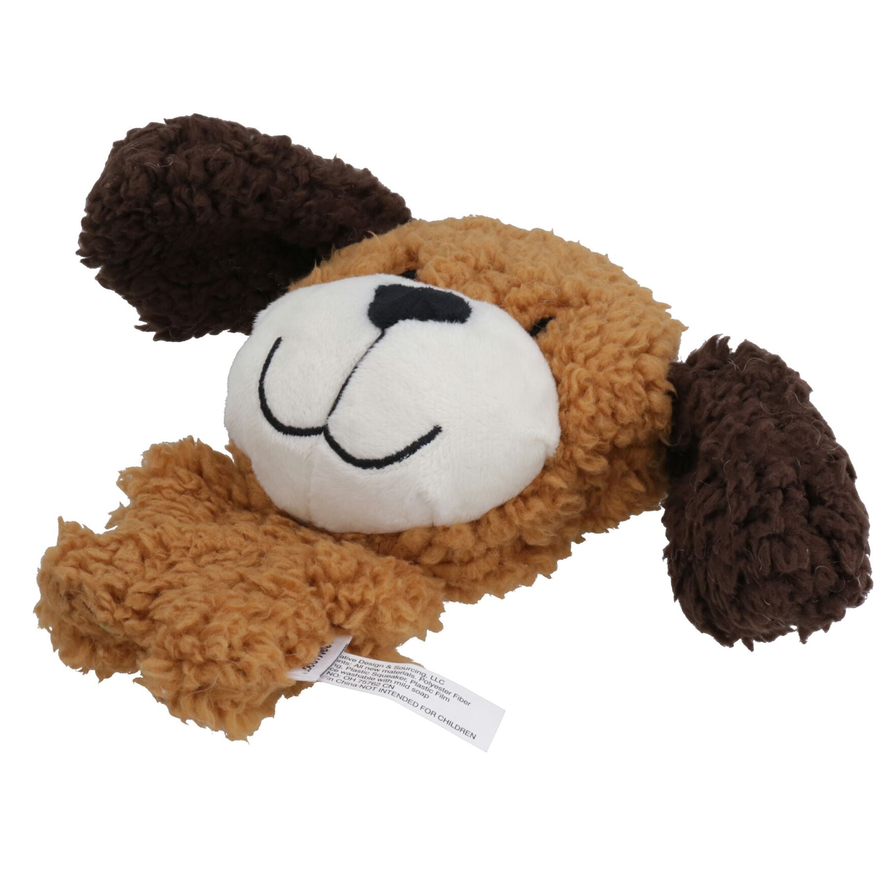 Jouet en peluche sans rembourrage Aroma Big Head Flattie, apaisant à la lavande pour chien, cadeau