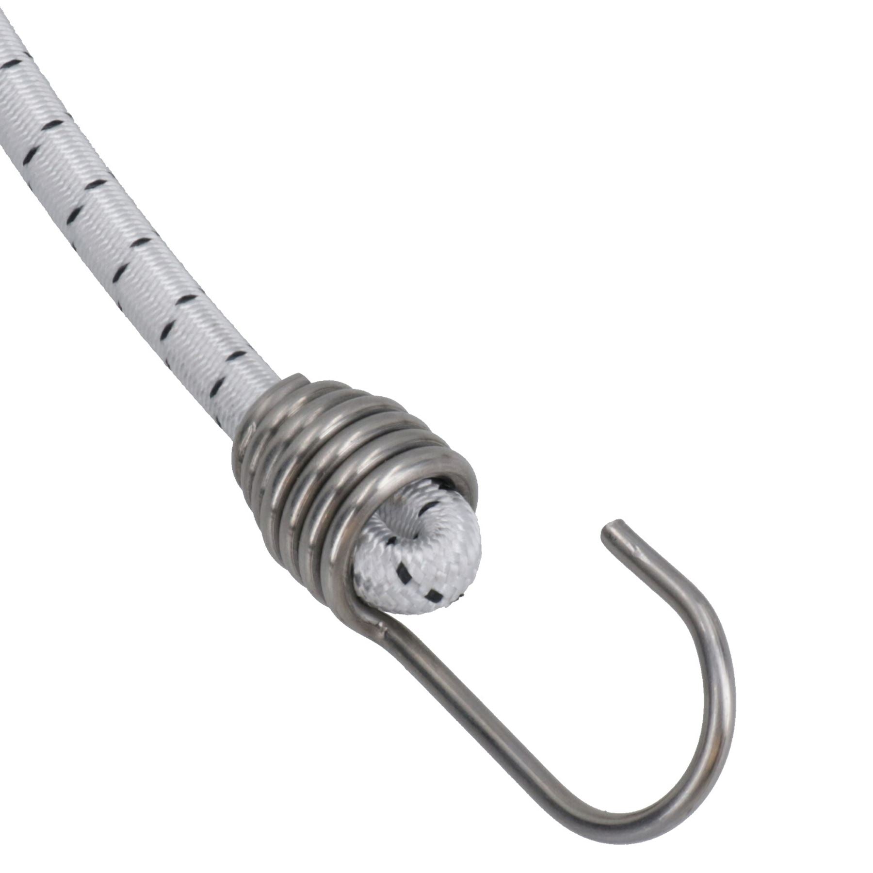 Corde élastique de 20 pouces avec crochets en acier inoxydable Cordons élastiques antichoc pour bateau marin