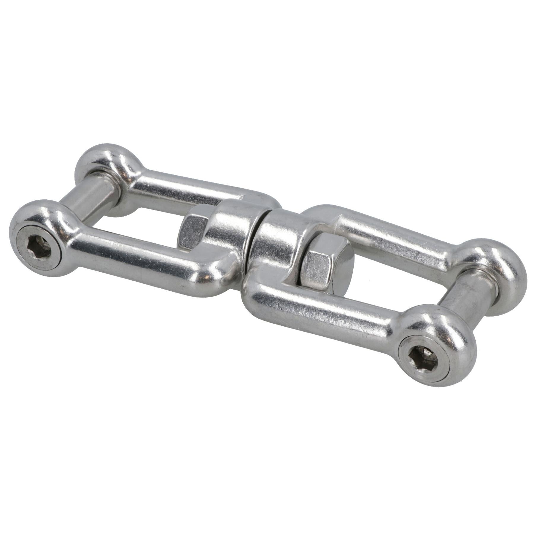 Swivel Shackle Anchor Chain 10mm Jaw Hexagonal Socket 316 Stainless Steel