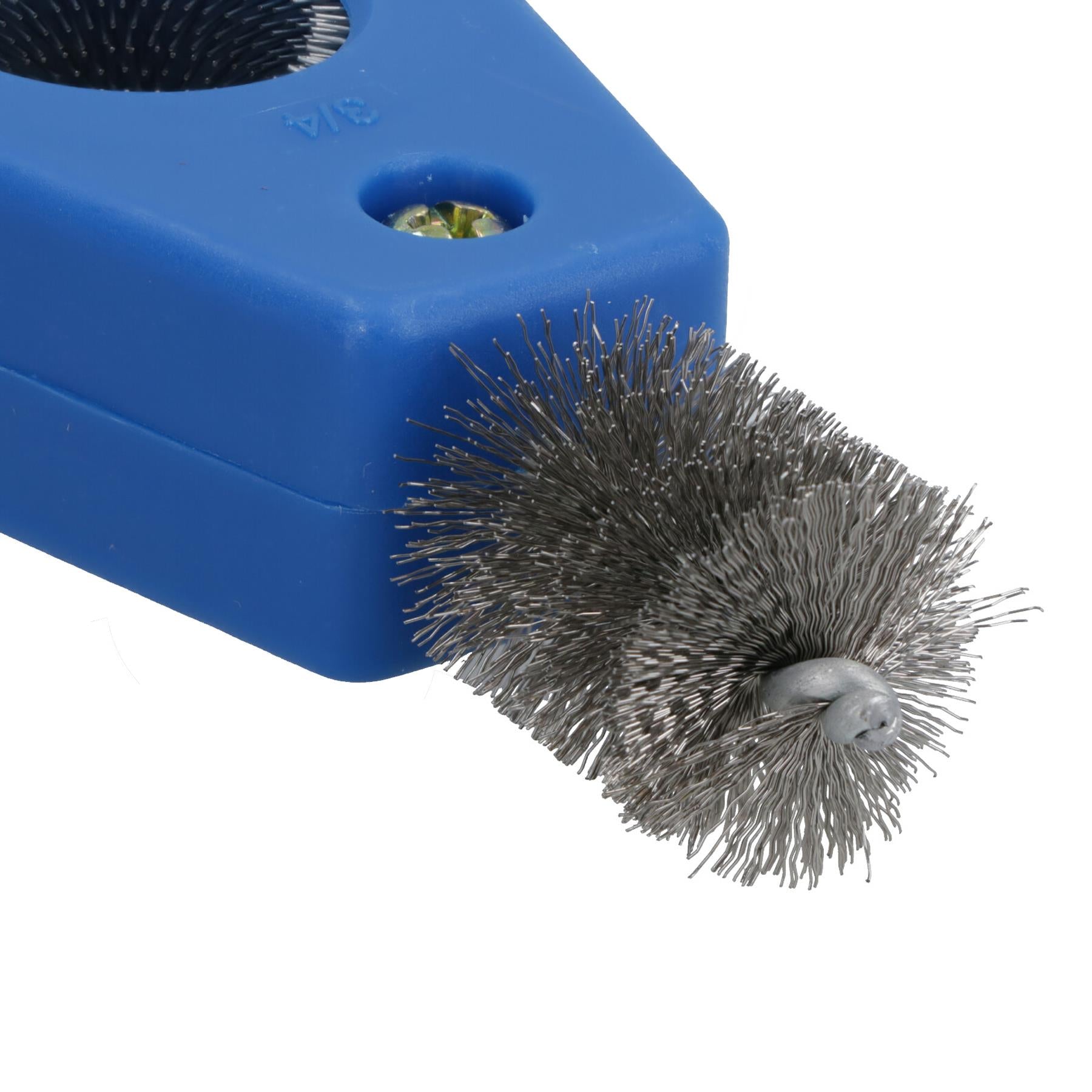 Double Ended Internal and External Pipe Cleaner Deburrer Deburring Brush 15 + 22mm