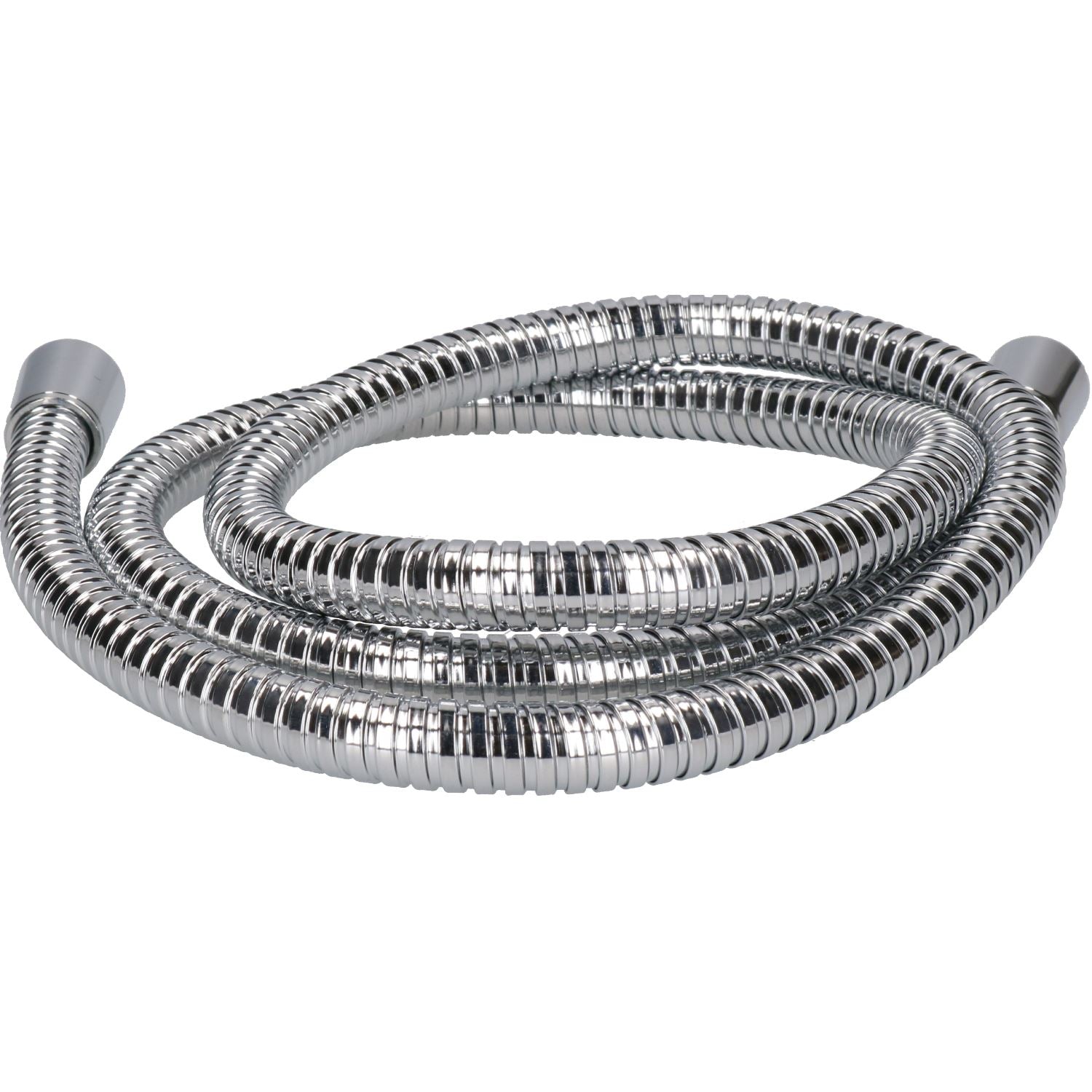 1,5 m verchromter Messing-Brauseschlauch, universelle Passform, doppelt gecrimptes flexibles Rohr