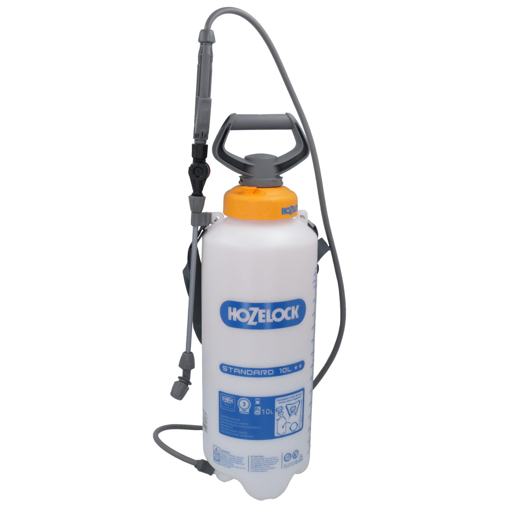 Hozelock Mehrzweck-Gartenspritze, Drucksprüher, 10 Liter
