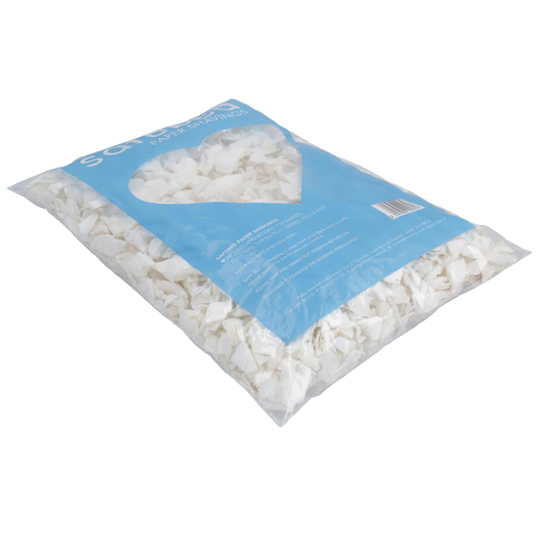 Lot de 6 copeaux de papier pour litière de nidification pour petits animaux, hamsters, gerbilles, souris, rats