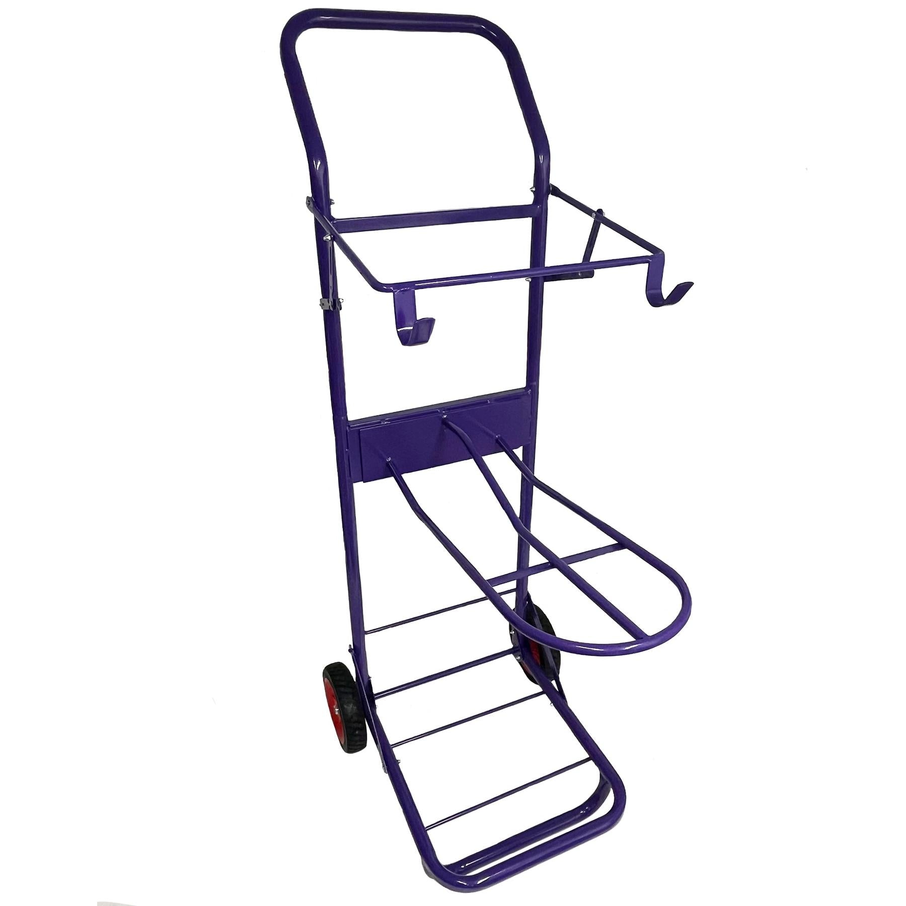 Heavy Duty Purple Saddle Trolley Equestrian Horse Stable Tack Room