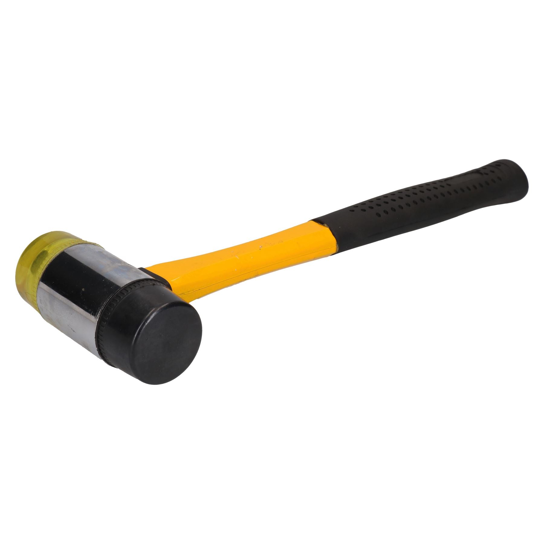 Maillet à double tête en caoutchouc et nylon souple, largeur de tête de 45 mm