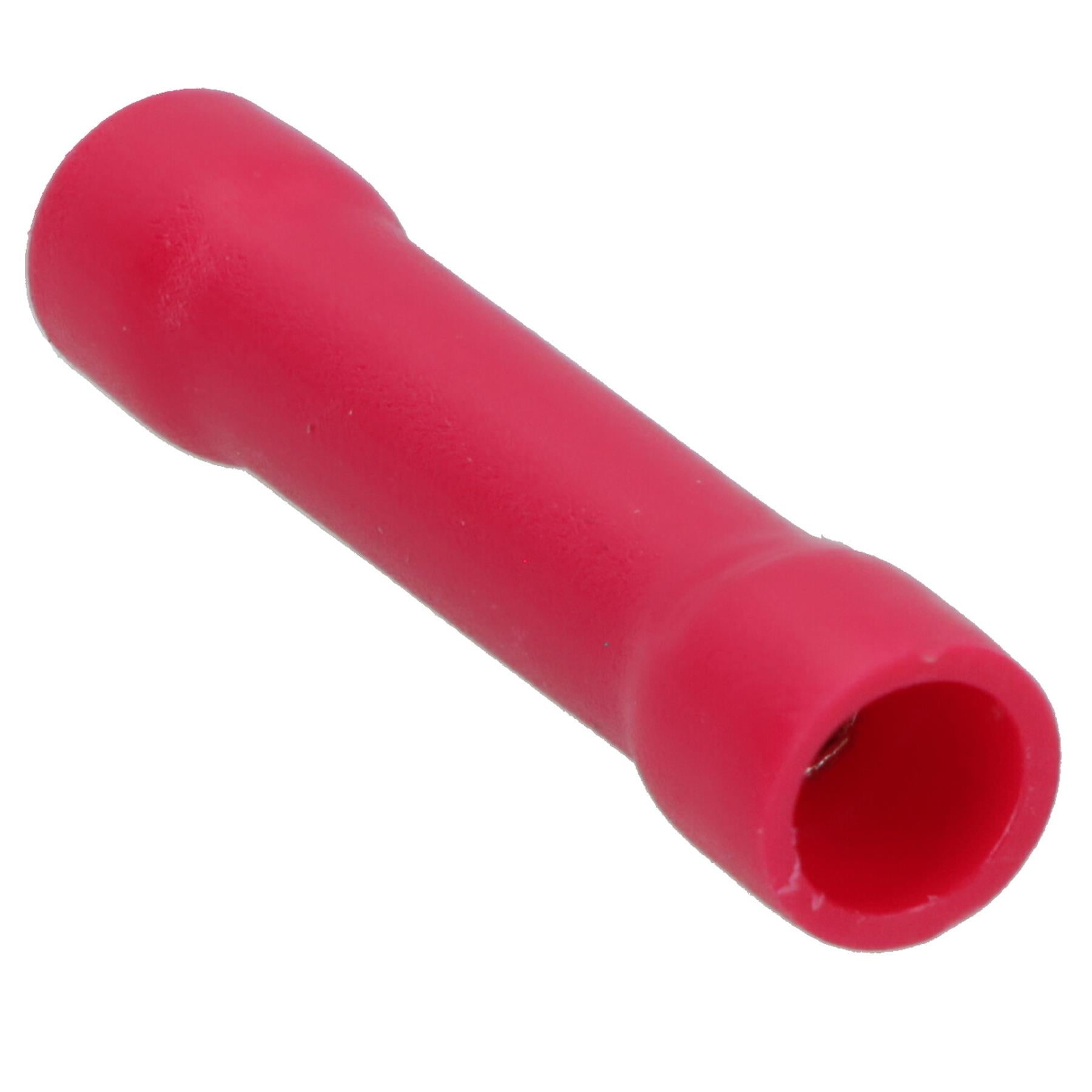 Insulated Straight Butt Connectors Electrical Crimps on Terminals Wire Cable Red