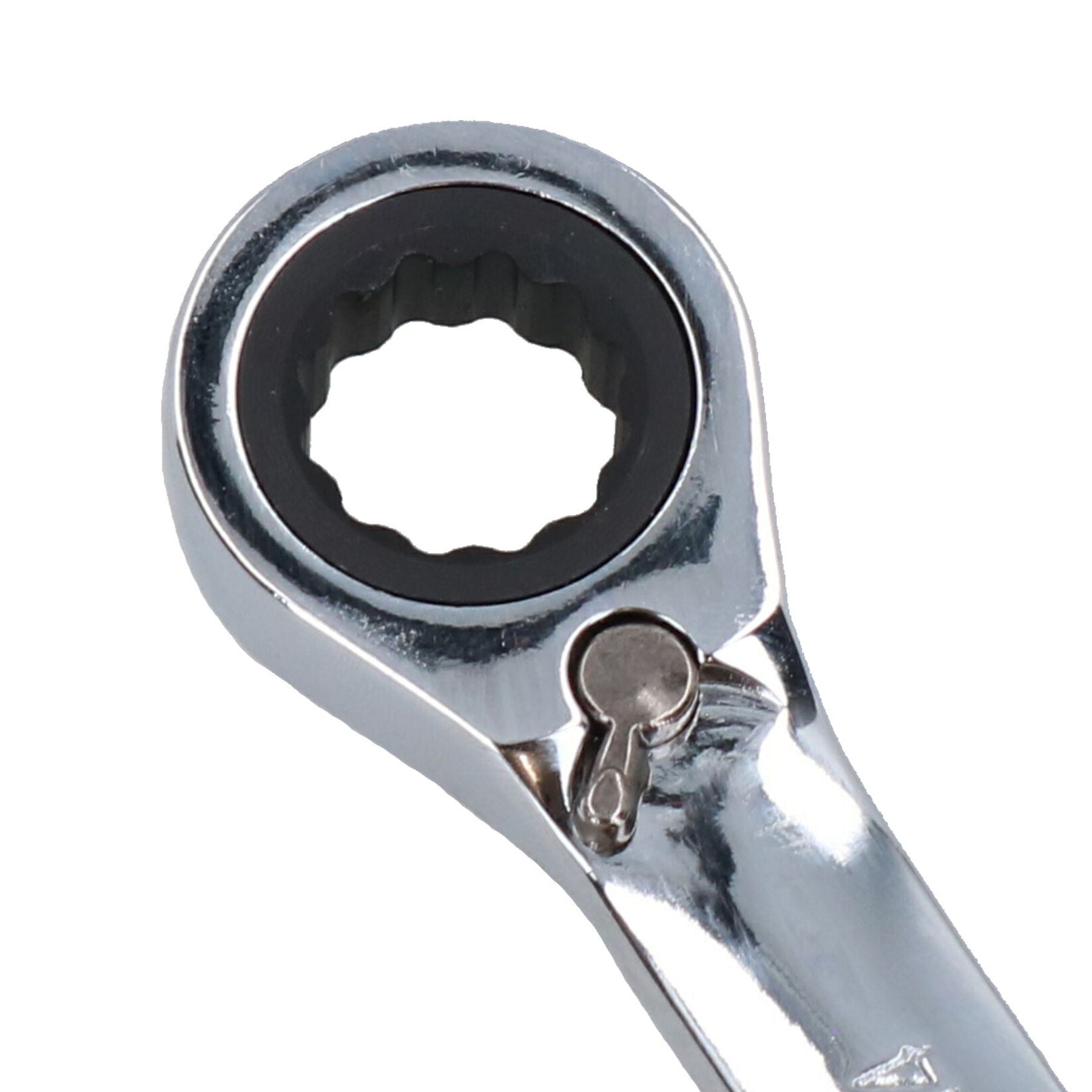 Clé mixte à cliquet réversible coudée 72 dents