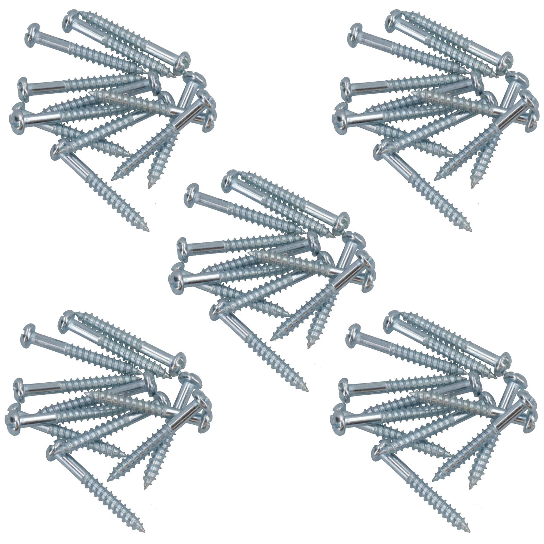 Vis à bois cruciformes à tête bombée PH2 4 mm x 30 mm Fixations