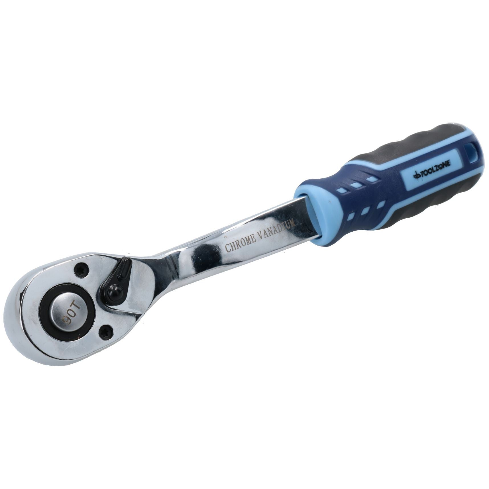 Cliquet professionnel extra fin à 90 dents, entraînement 1/2", douille à dégagement rapide, poignée souple