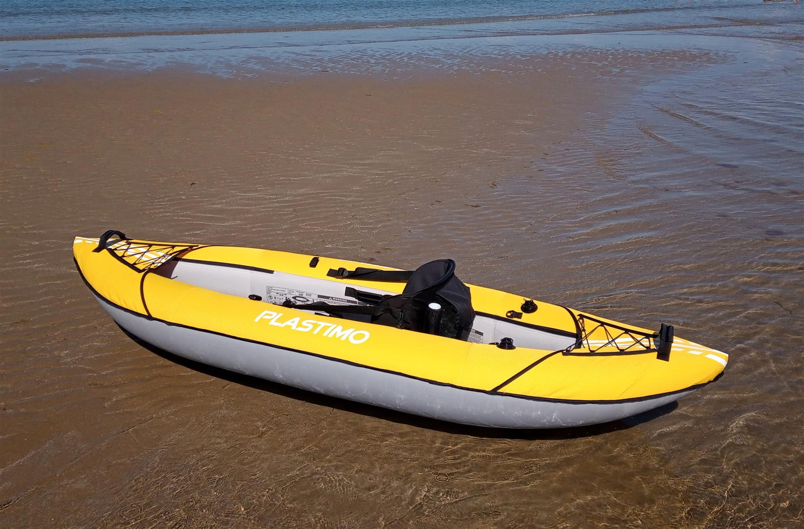 Plastimo Inflatable Sea & River Kayak Professional Canoe Single 2.7m V-Type