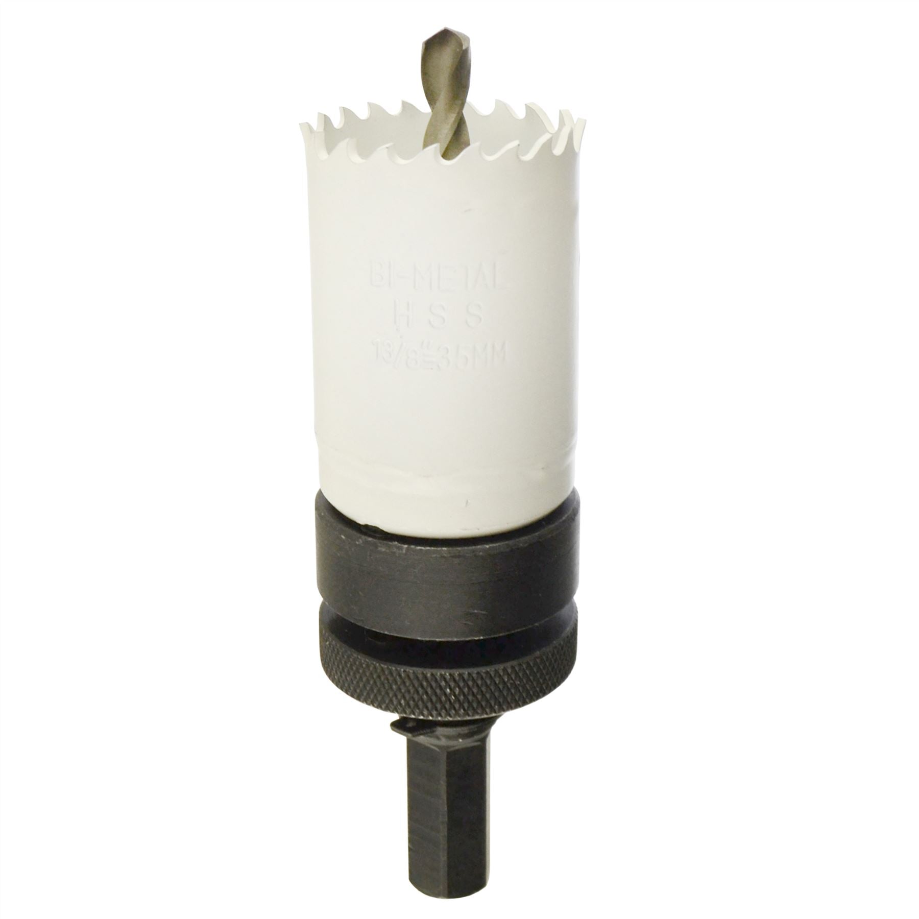 32 - 152 mm Lochsäge mit 1/2 Zoll Schaftbohrfutter, Fräser, Bimetall-Bohrer