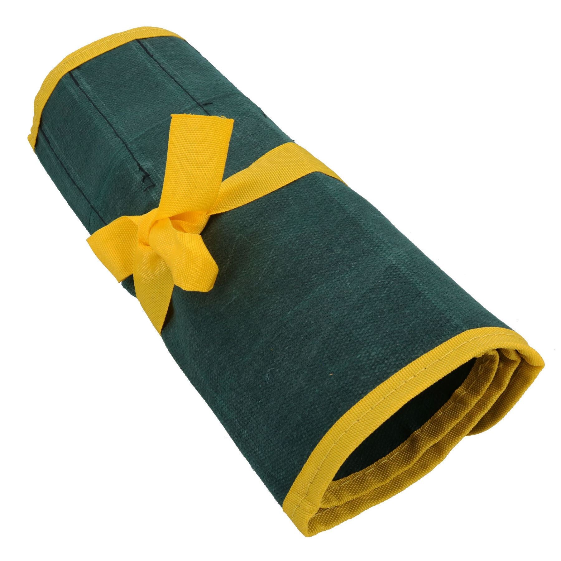 16 Taschen Canvas Werkzeugaufbewahrung Rollenhalter Mattengürtel TE028
