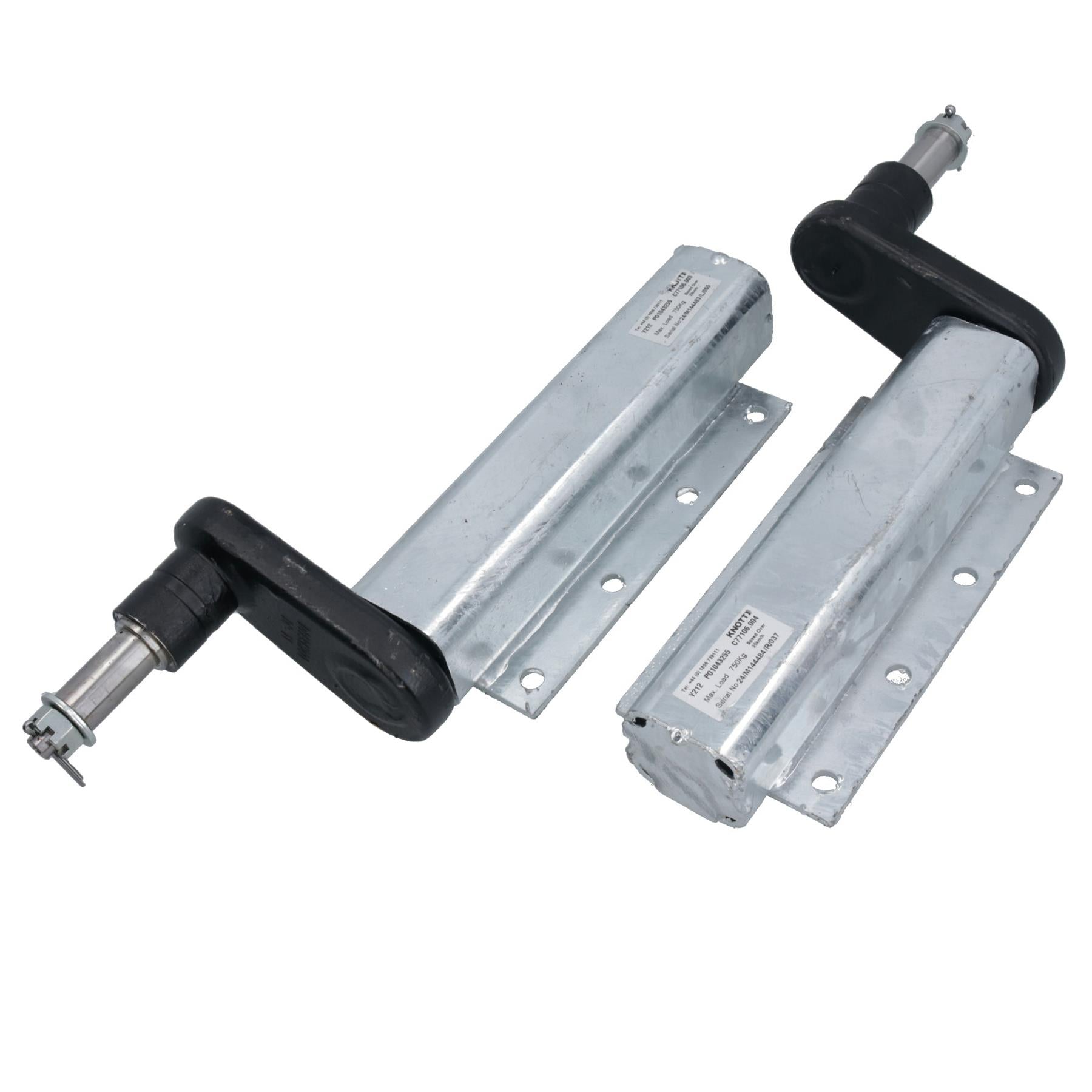 750kg Trailer Suspension Units Extended Stub Axles With 4in PCD Hubs Pair