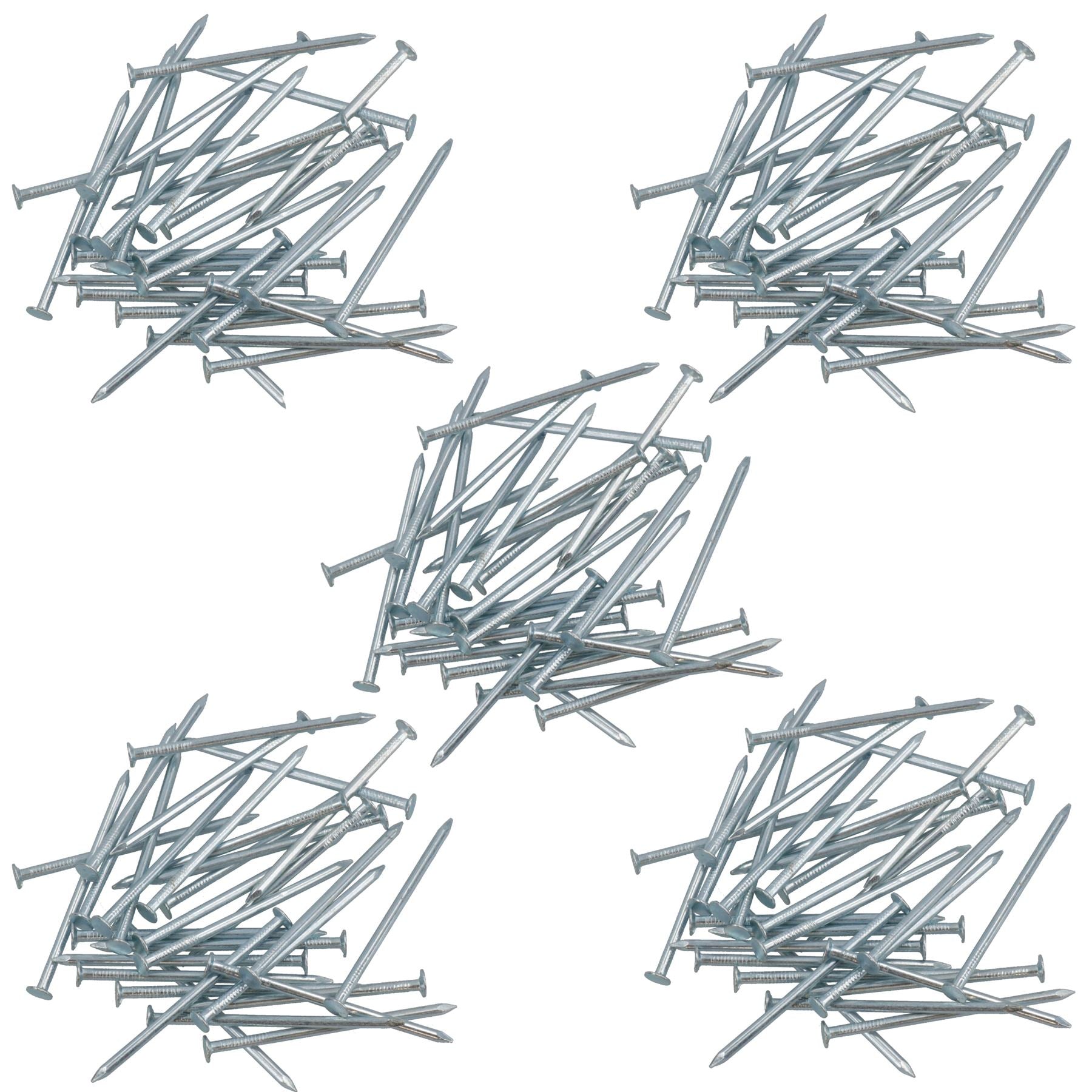 Clous à tête ronde 2,3 mm x 50 mm pour bois zingué