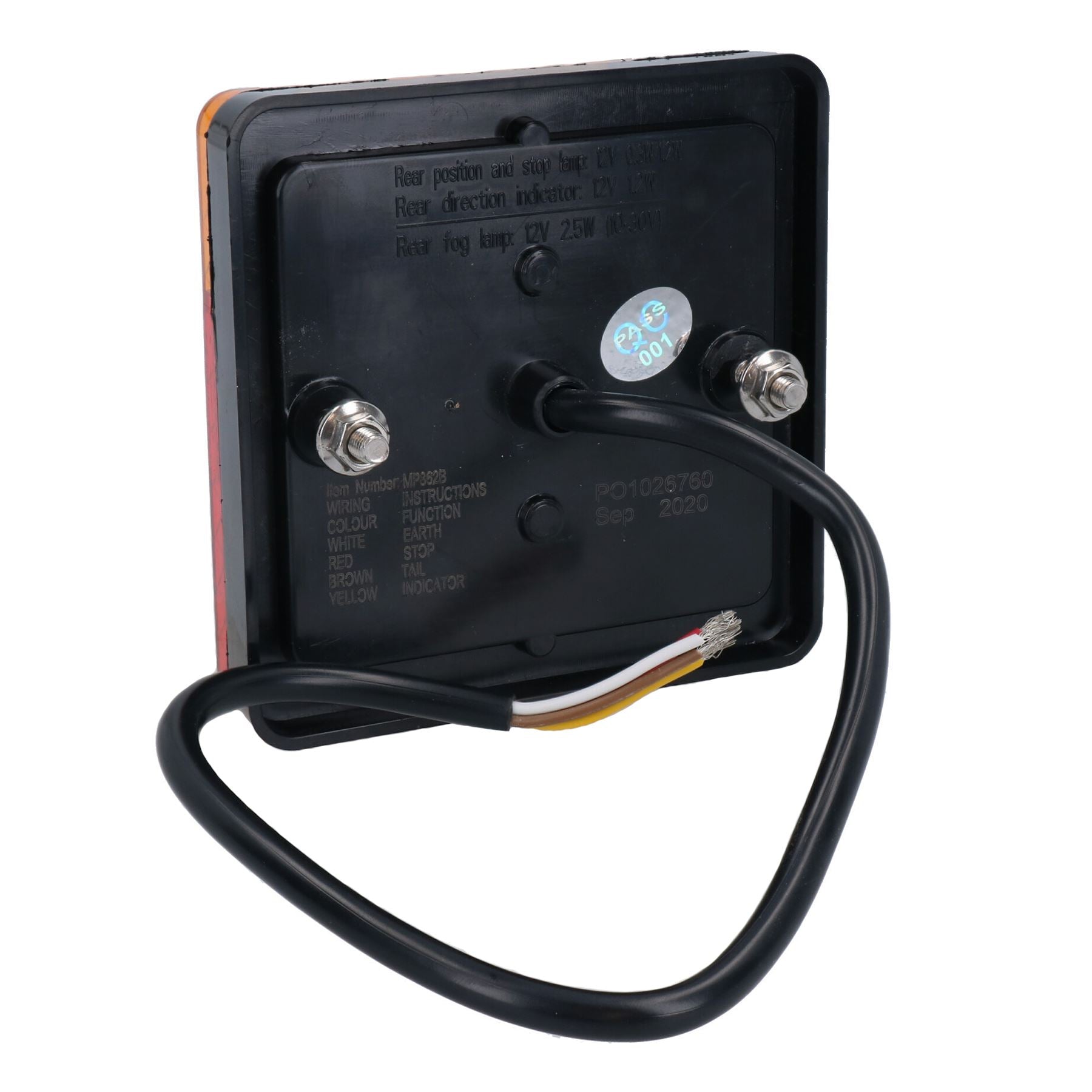 Lampe de rechange pour éclairage de remorque/caravane à LED 12 V TR170
