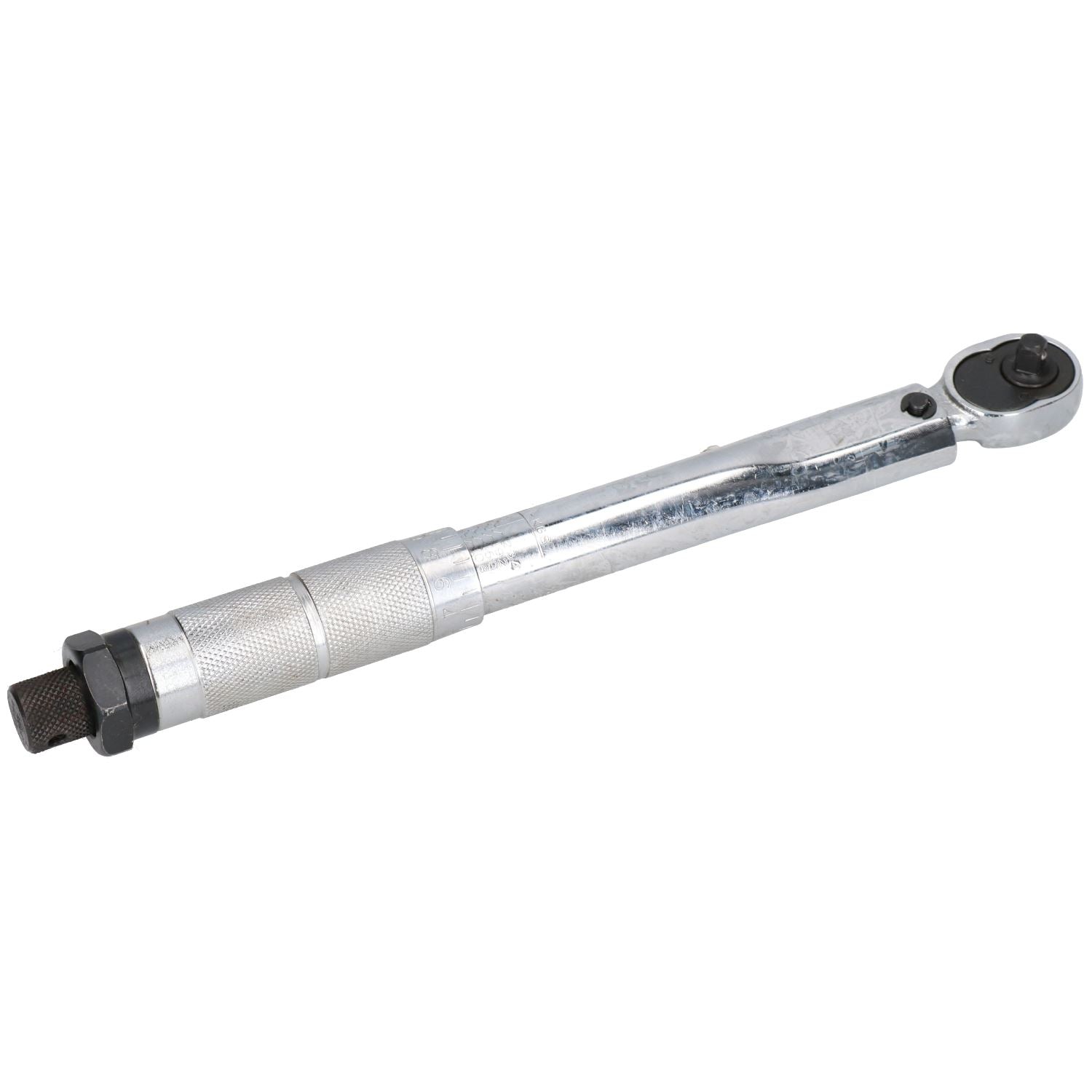 1/4"-Antrieb, Klick-Drehmomentschlüssel, 5 - 25 Nm, mit metrischen Stecknüssen + 5-teiligen Verlängerungen