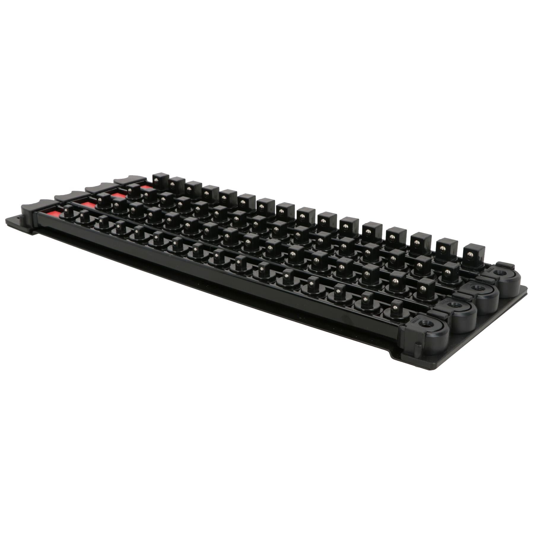 Socket Storage Holder Tray with Rotating Clips + Removable Rails Mixed Drive