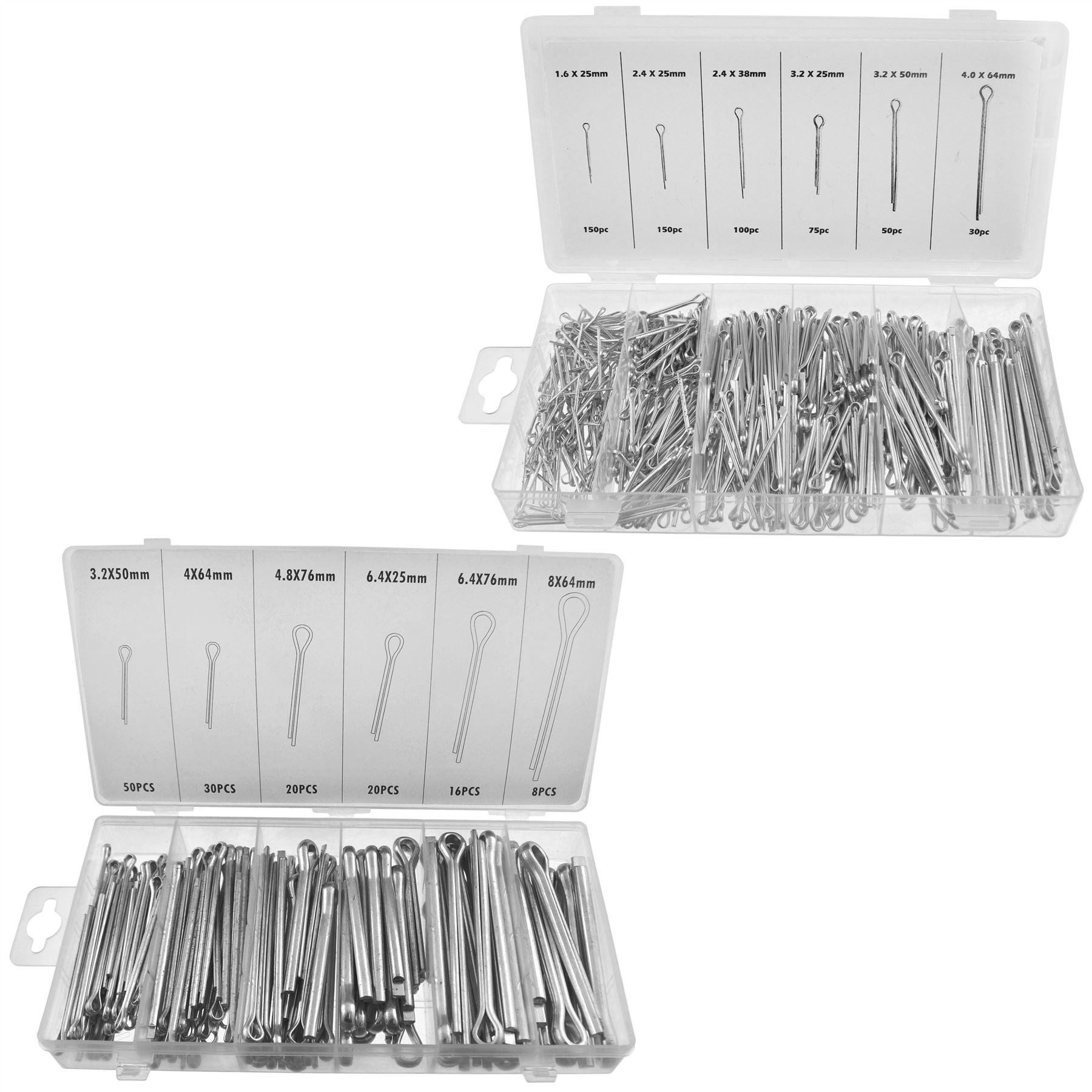 Cotter Pin Split Pin Fastener Assortment Small to Large Sizes 699pc AST13_AST18