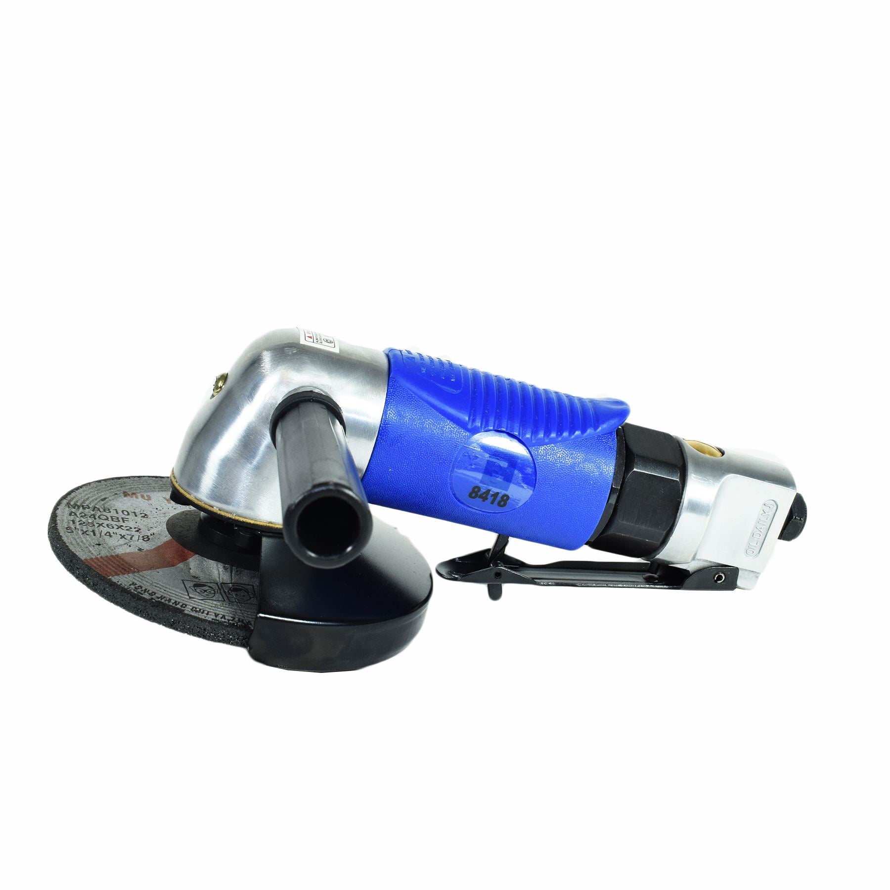 Meuleuse d'angle pneumatique 5" 125 mm, coupe-meulage 10 000 tr/min et disque Bergen
