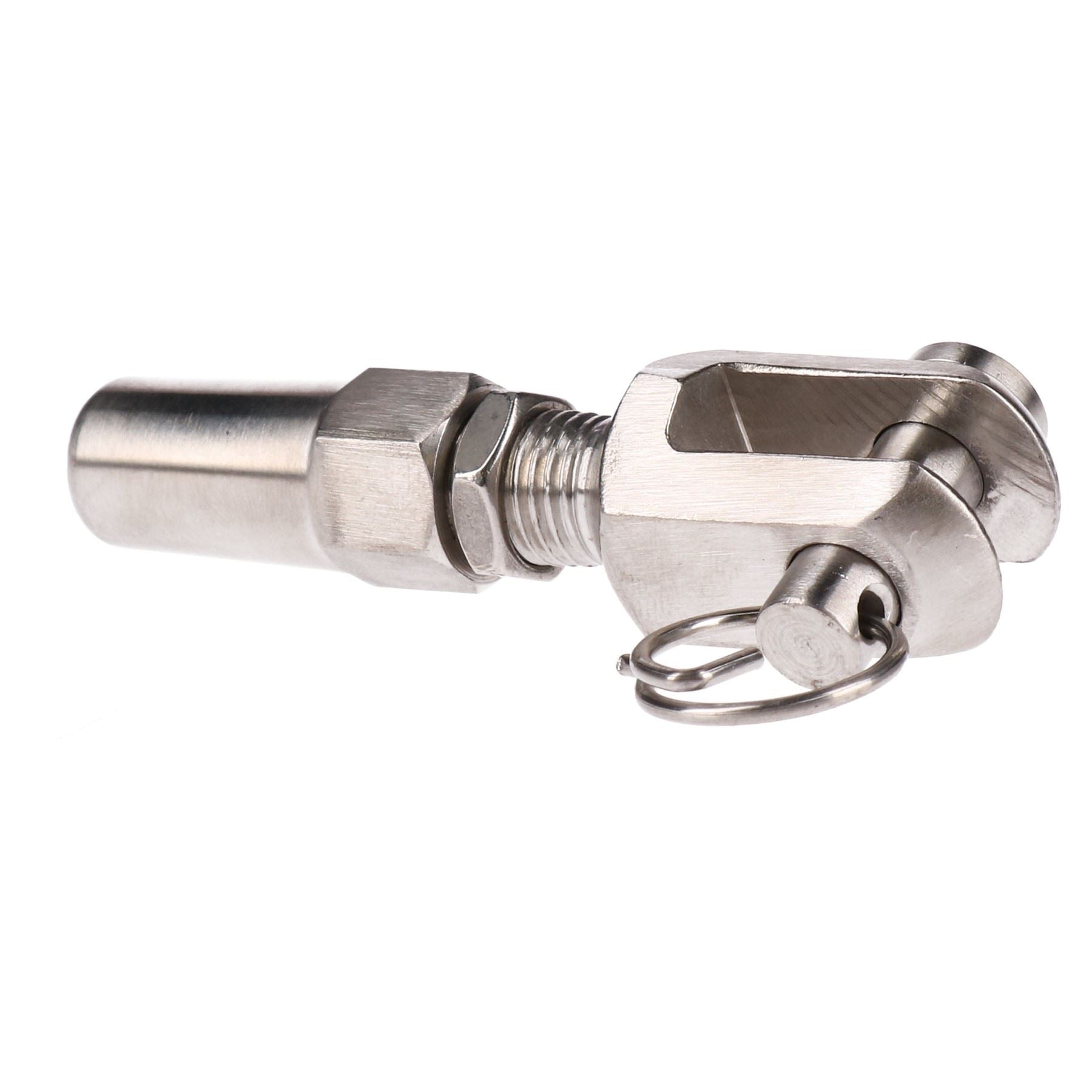 Raccord de câble métallique DIY Raccord d'extrémité de gréement sans emmanchement en acier inoxydable 316