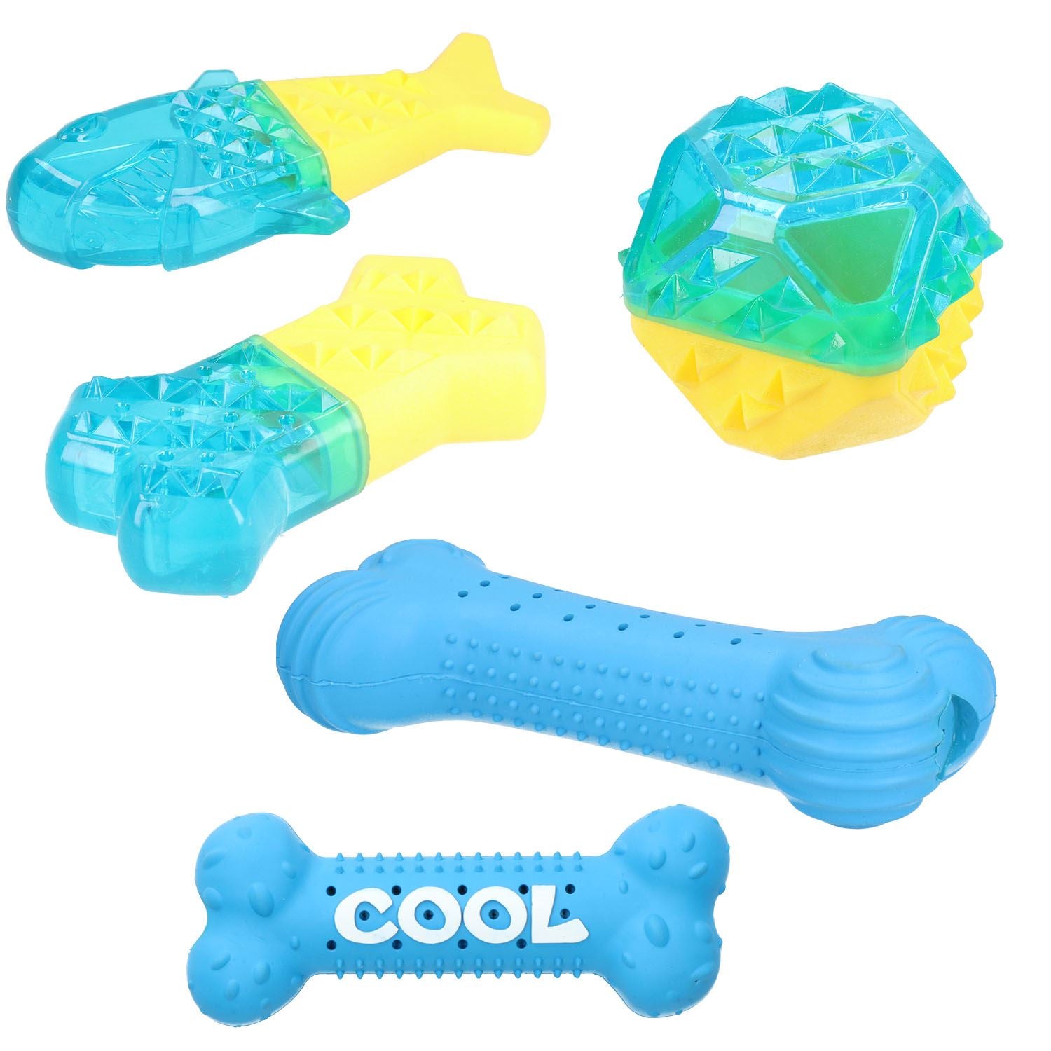 Chillout Cool Soak Hundespielzeug, Wärmelinderung, für Welpen, Zahnen, Spielzeit