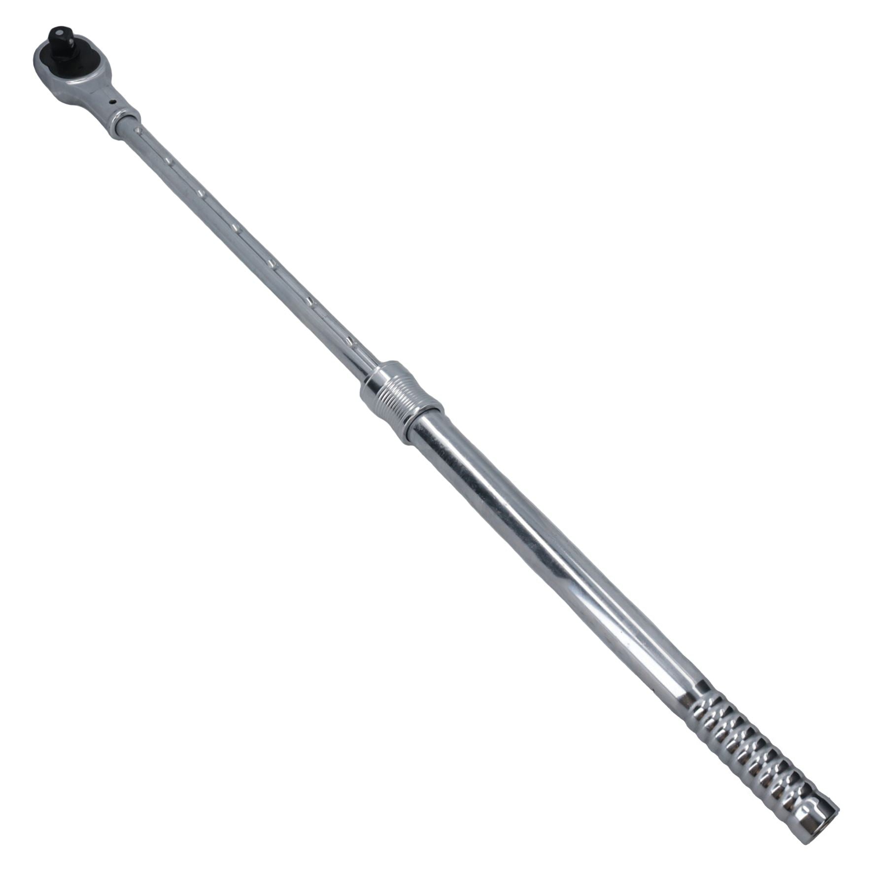 Ausziehbare Ratsche mit 3/4-Zoll-Antrieb, 630 – 1000 mm, 24 Zähne, umschaltbar, Schnellspanner