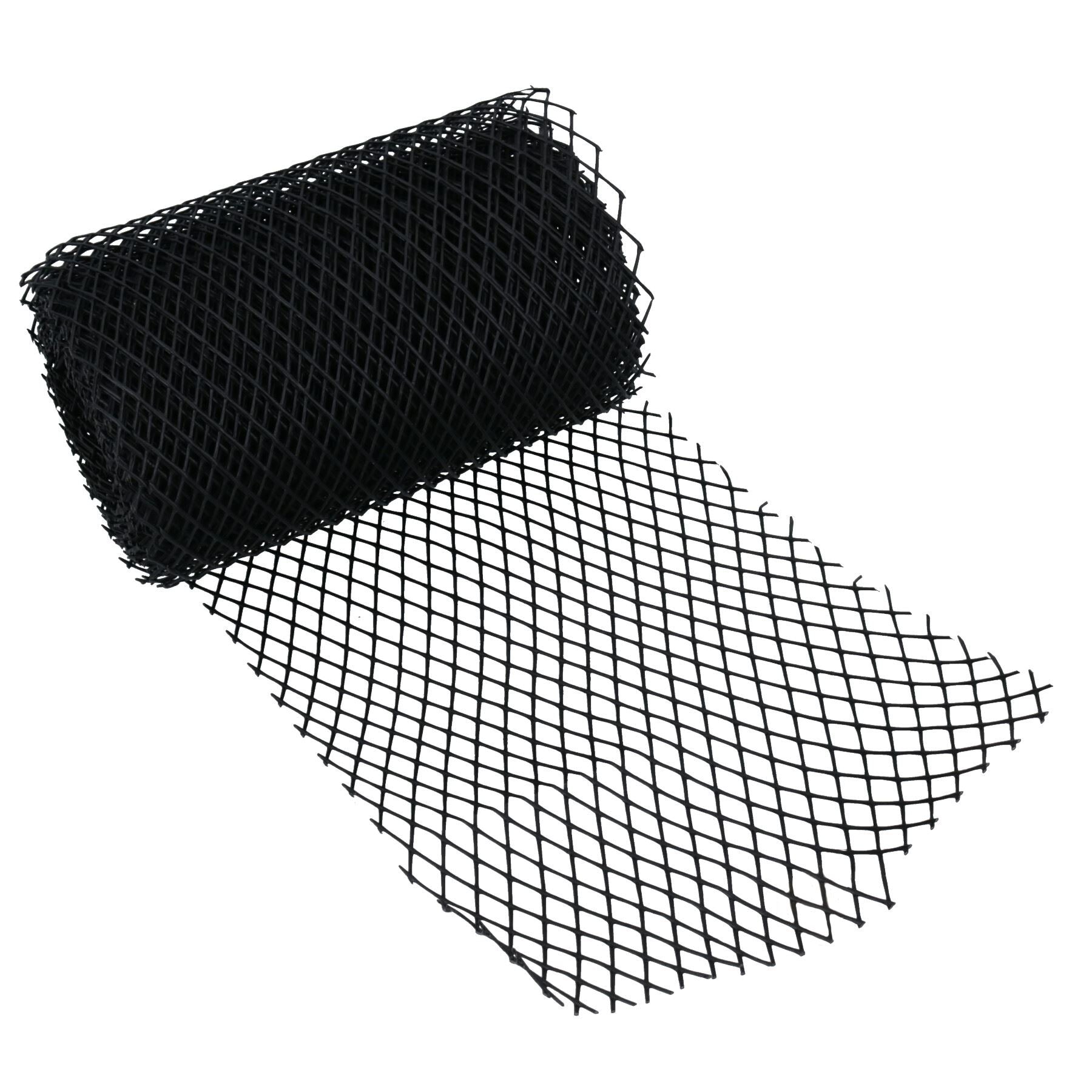 Protection de gouttière en plastique, protection contre les débris de feuilles pour gouttières jusqu'à 16 cm de large