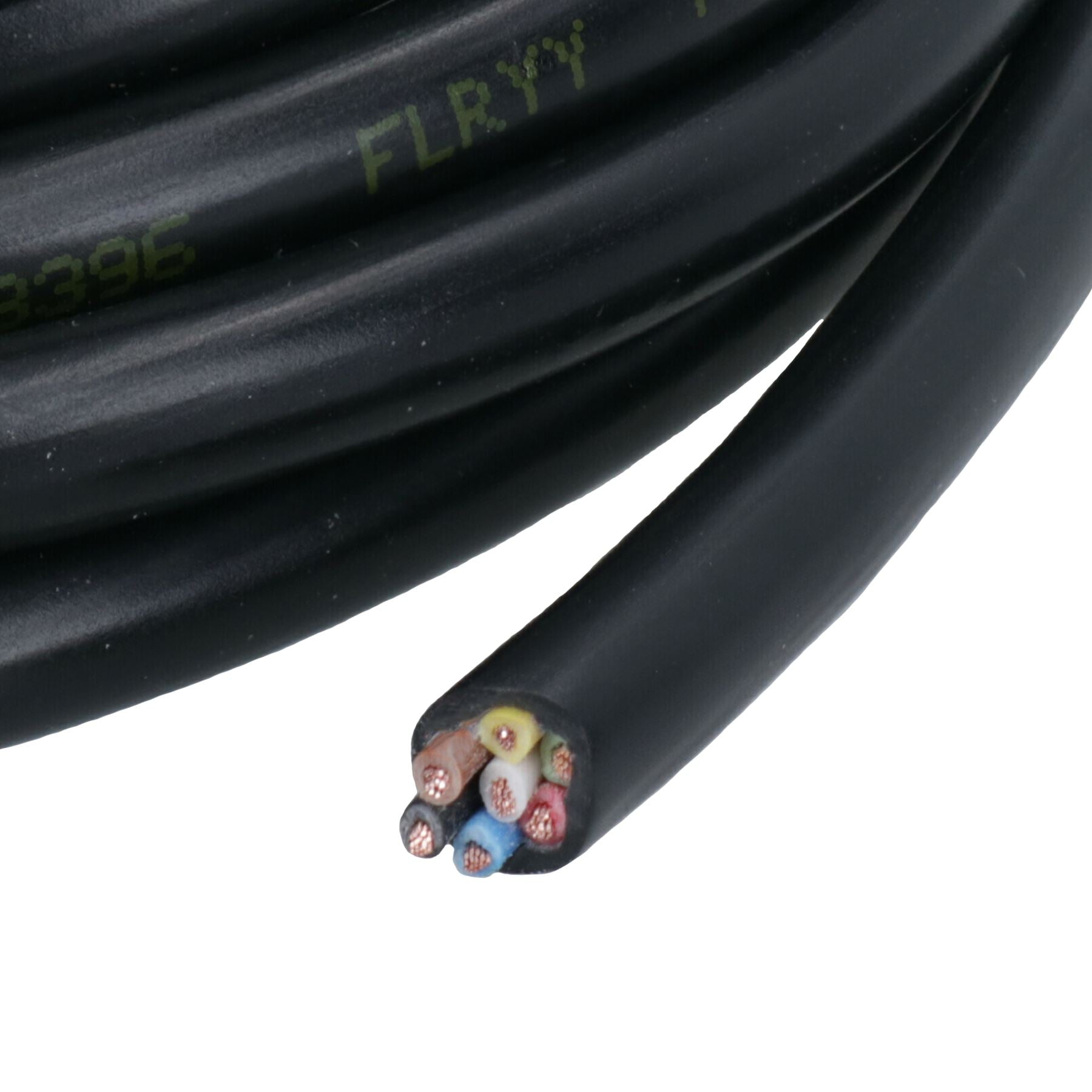 7-adriges Kabel für Anhänger und Wohnwagen in Automobilqualität