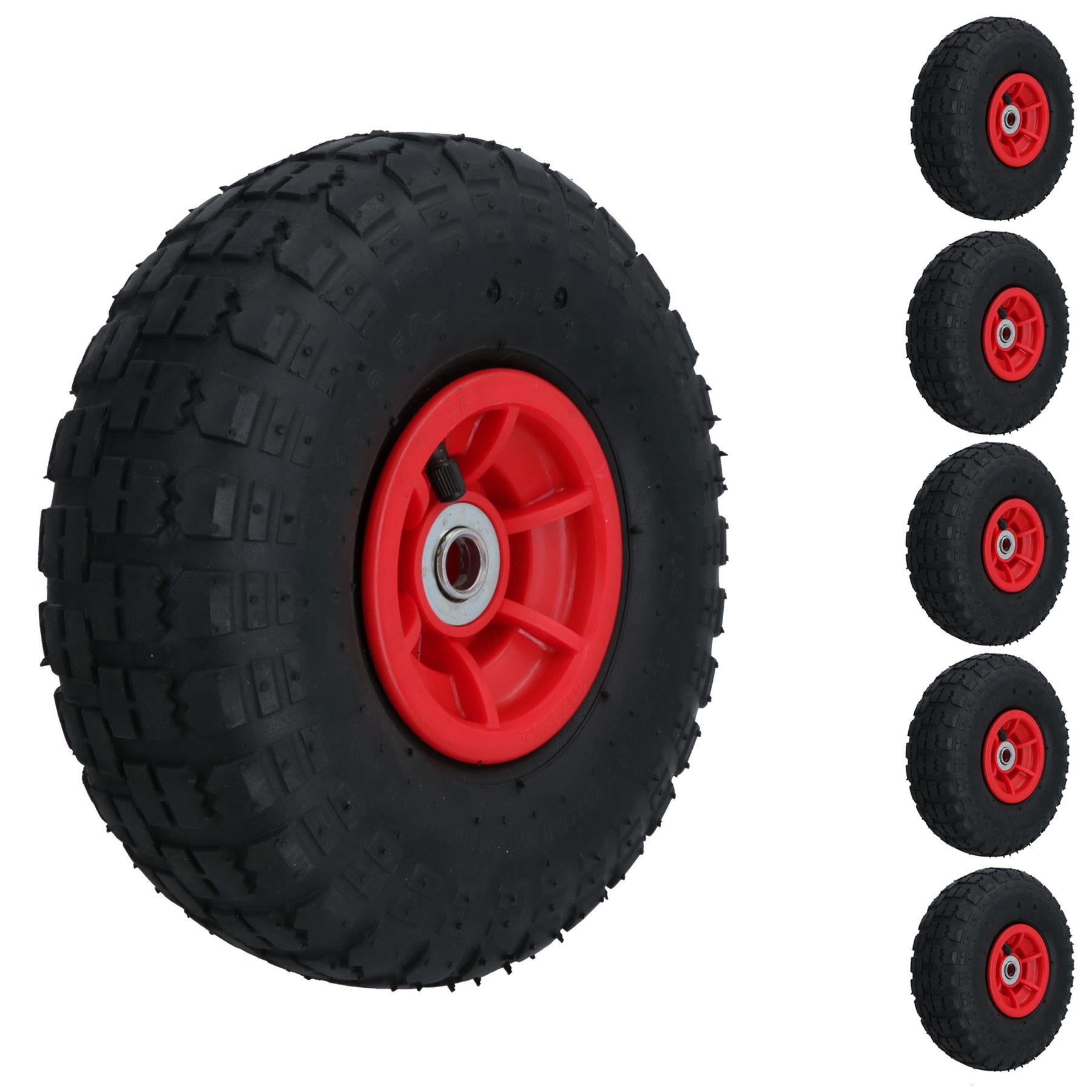 10 Inch Pneumatic Sack Truck Wheel and Tyre Garden Carts 16mm Bore