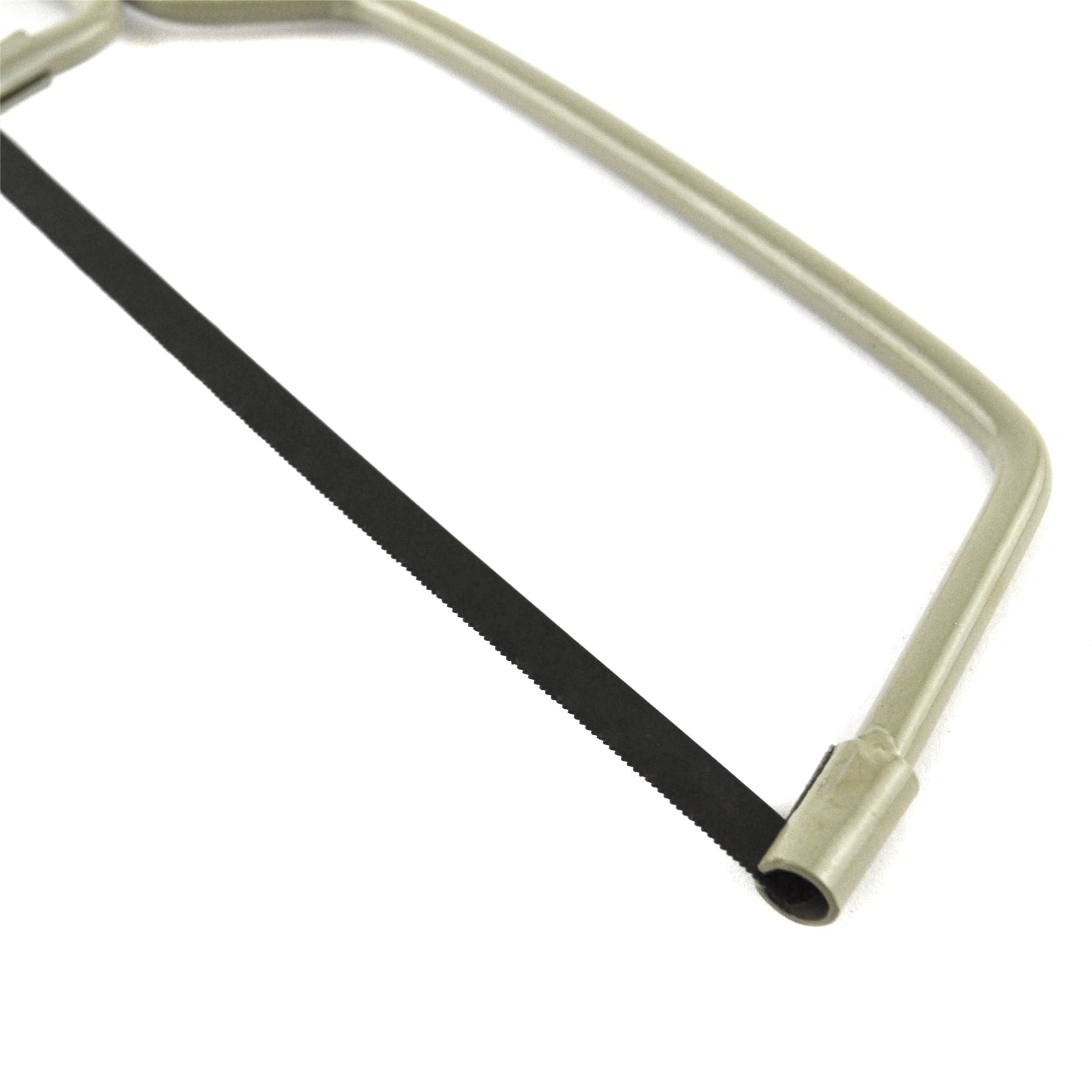 Lame de scie à métaux à main pour enfant de 6 po (150 mm) avec cadre en métal, 32 TPI, TE937