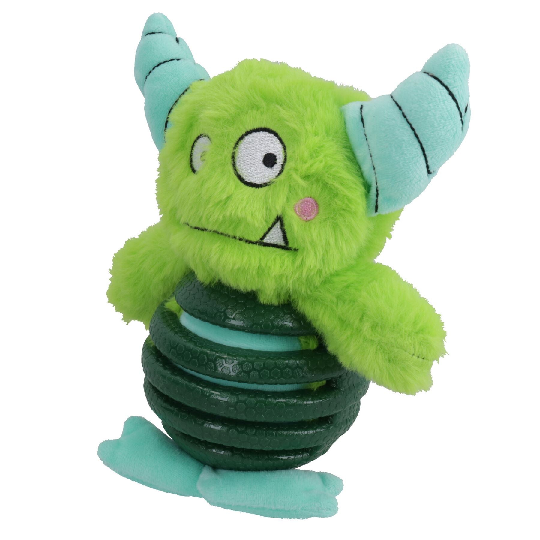 Jouet de jeu pour chien et chiot en forme de monstre avec corps en boule TPR résistante