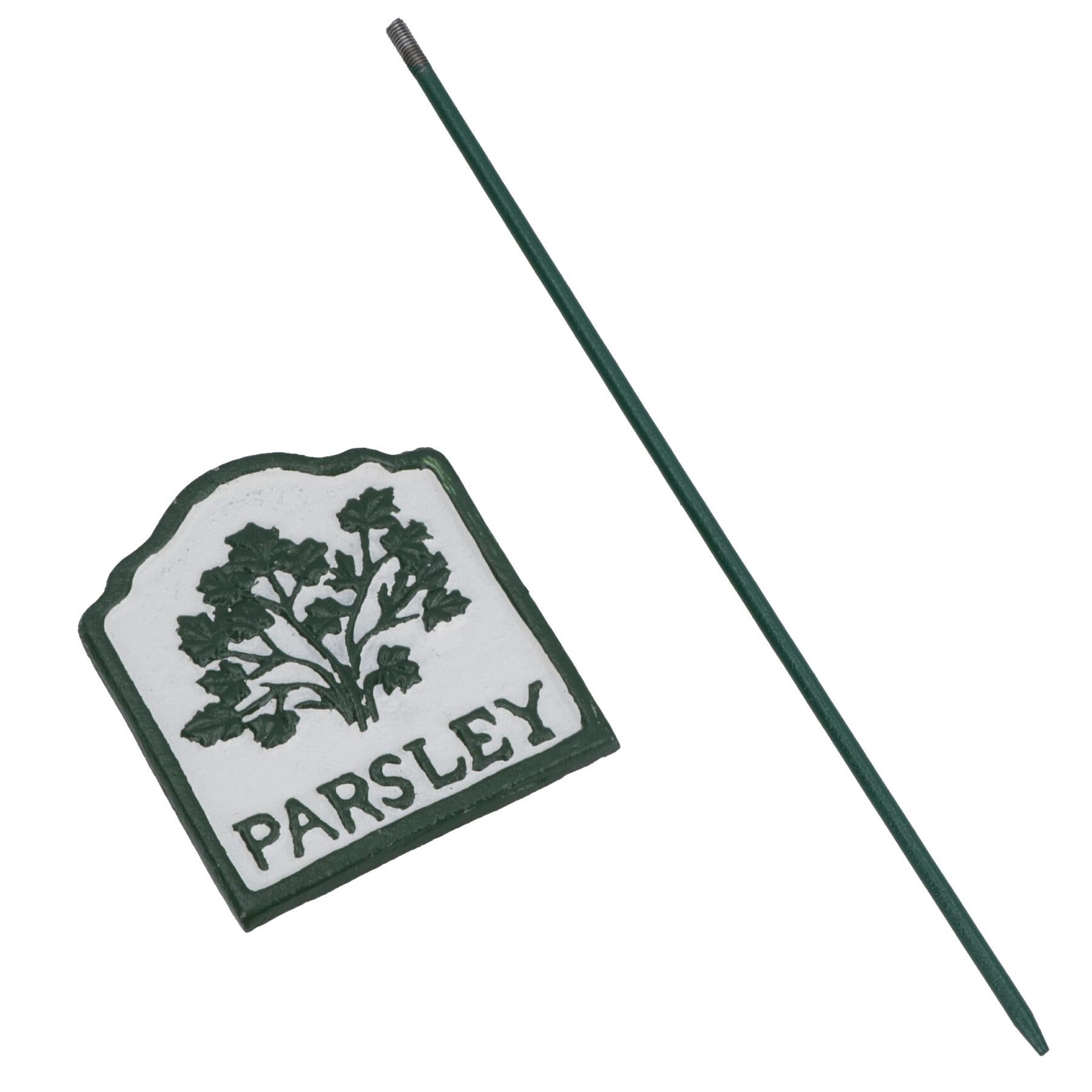 Herb Signs Markers Labels Cast Iron Plant Plaque Garden Yard Allotment