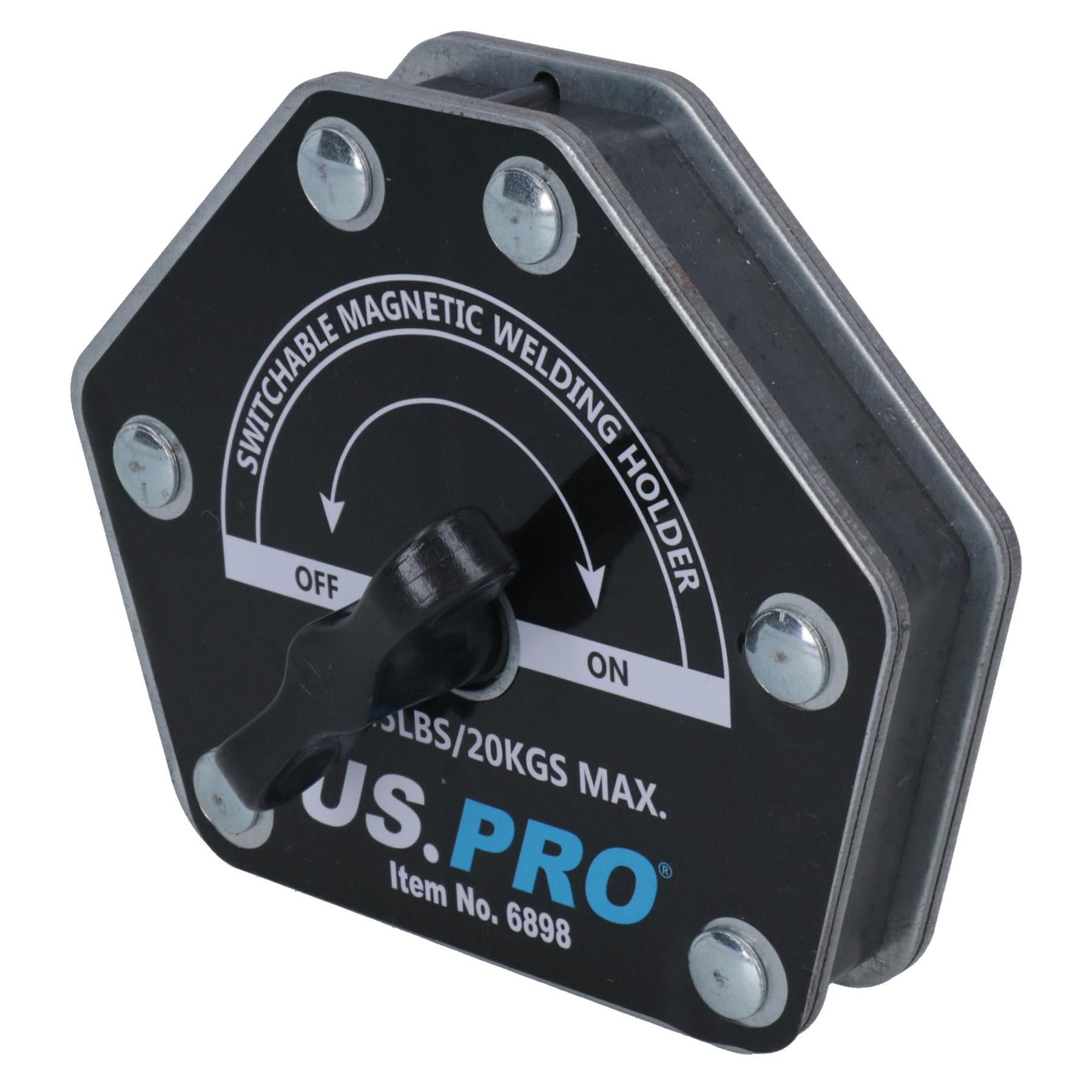 Support de soudage magnétique commutable marche/arrêt de 45 lb, support à 6 angles