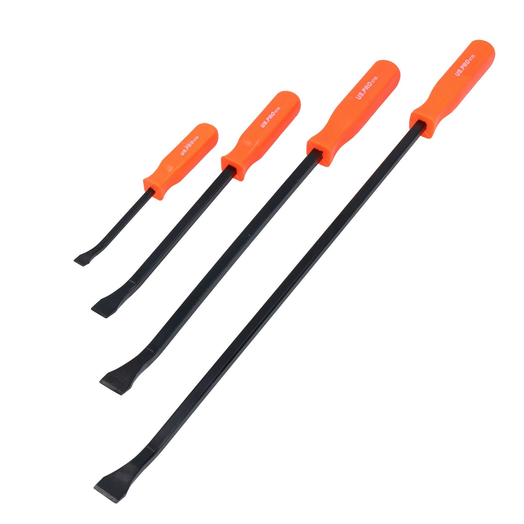 Lot de 4 outils de démontage de pied-de-biche pour démolition de levier 200 mm - 600 mm